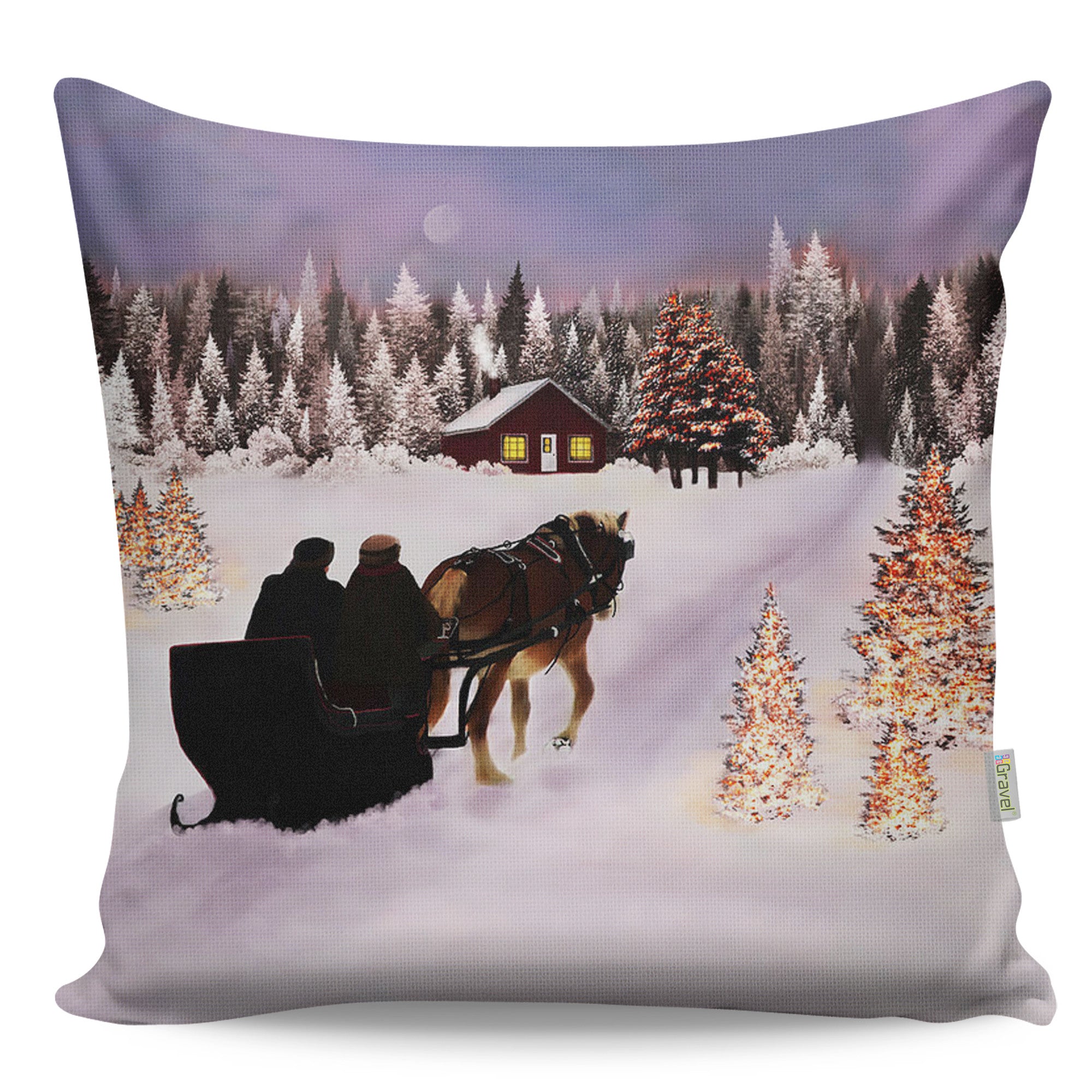 Almofada – 43 x 43 cm – Multicolorido – Algodão/Poliéster