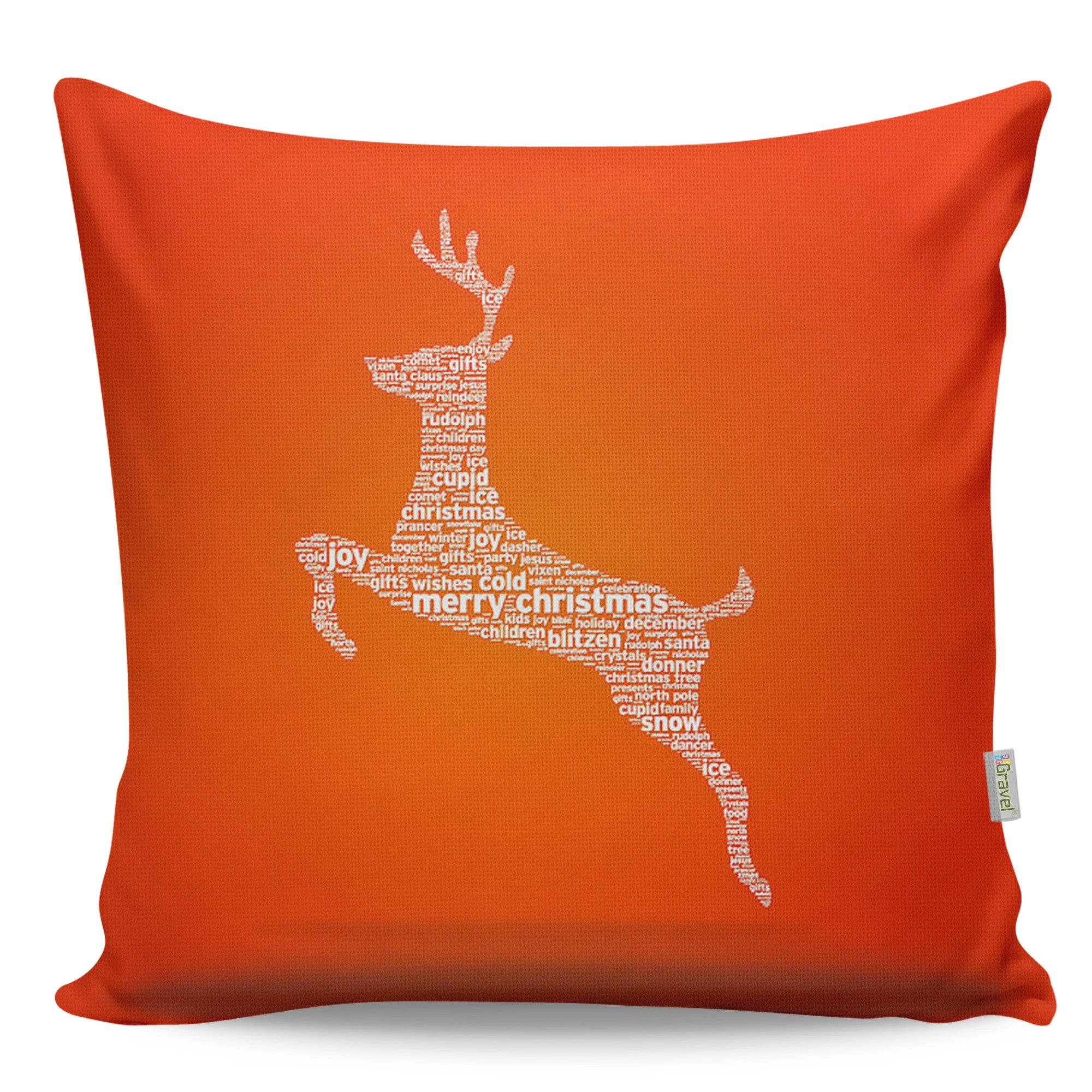 Almofada – 43 x 43 cm – Multicolorido – Algodão e Poliéster