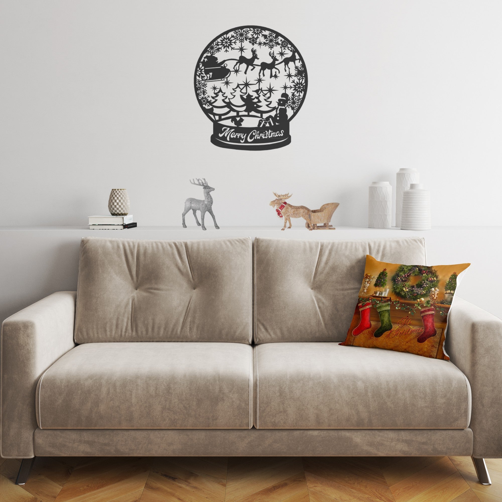 Almofada – 43 x 43 cm – Multicolorido – Algodão e Poliéster