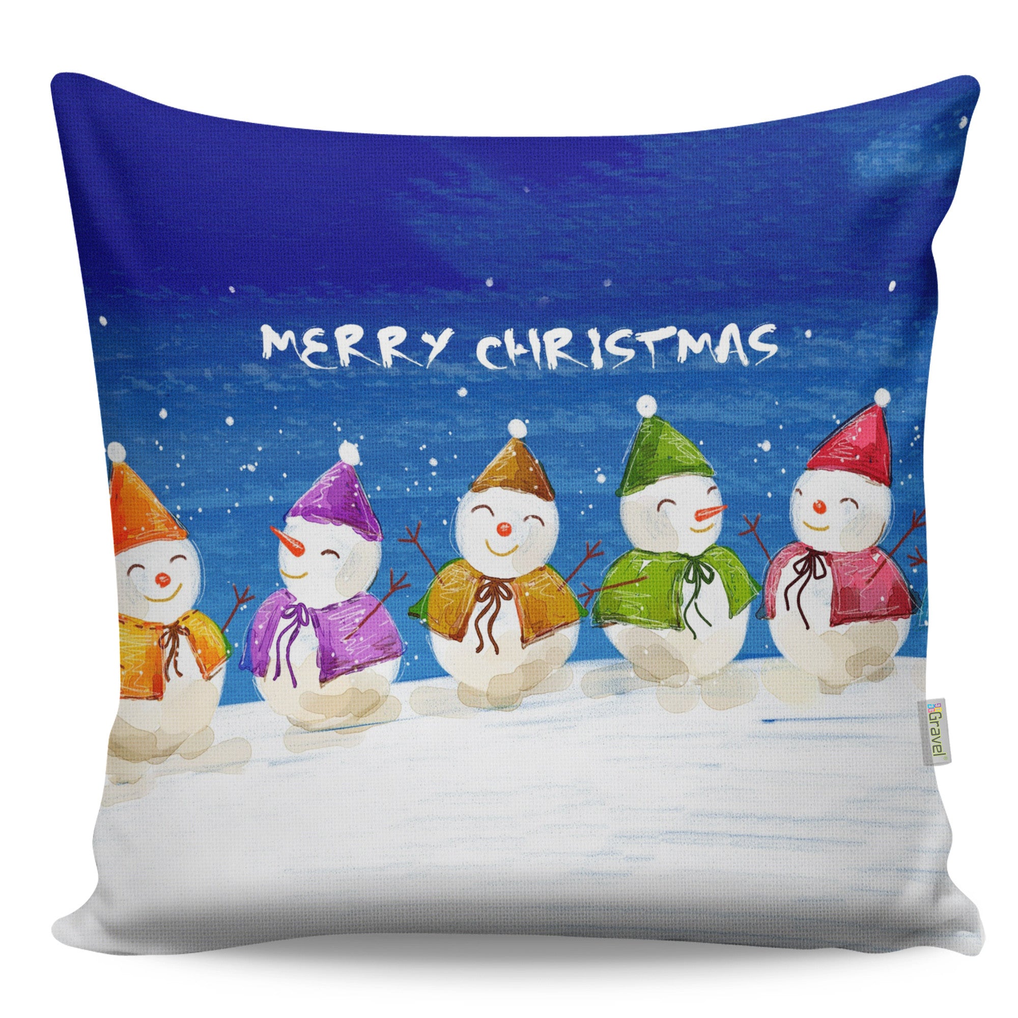 Almofada – 43 x 43 cm – Multicolorido – Algodão e Poliéster