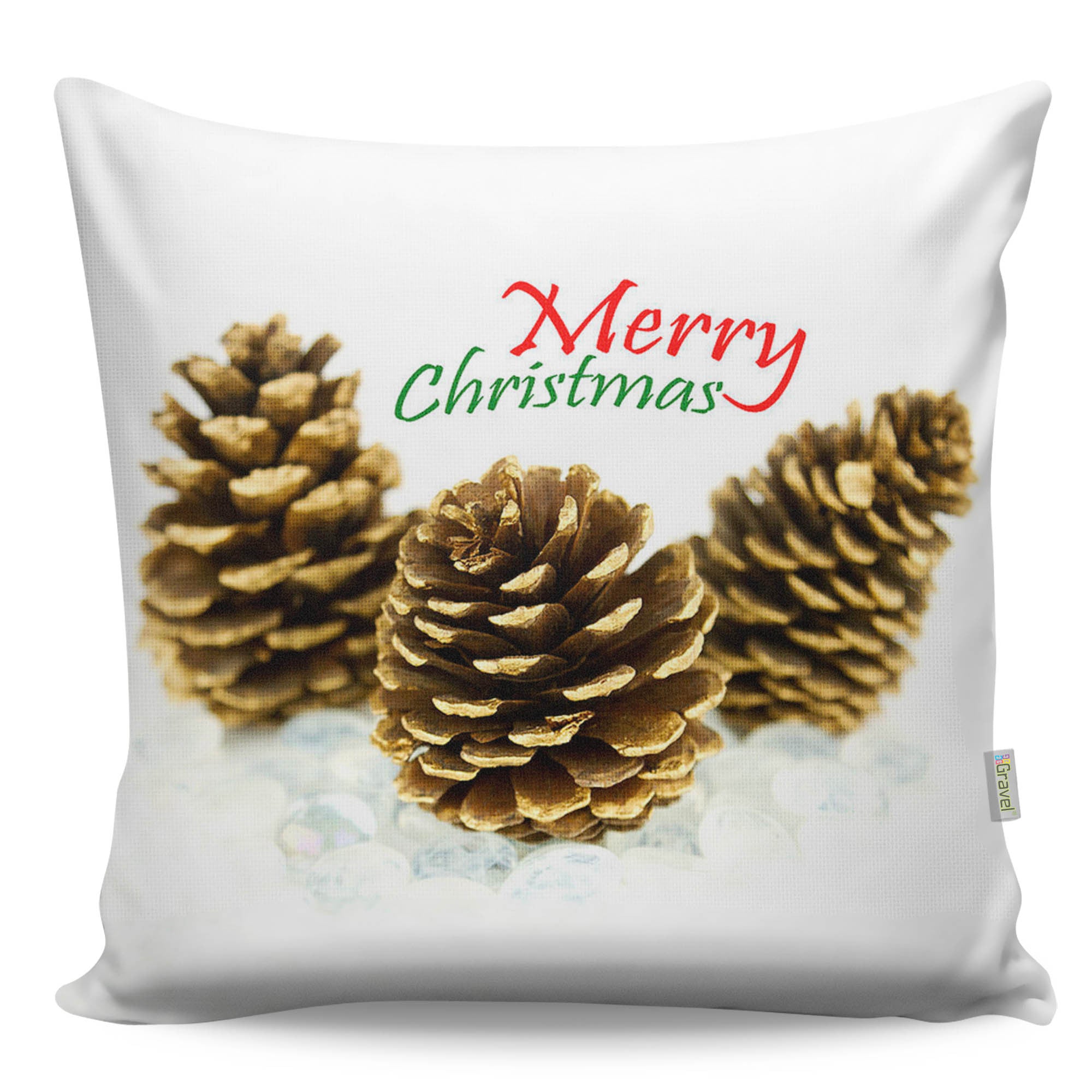 Almofada – 43 x 43 cm – Multicolorido – Algodão e Poliéster