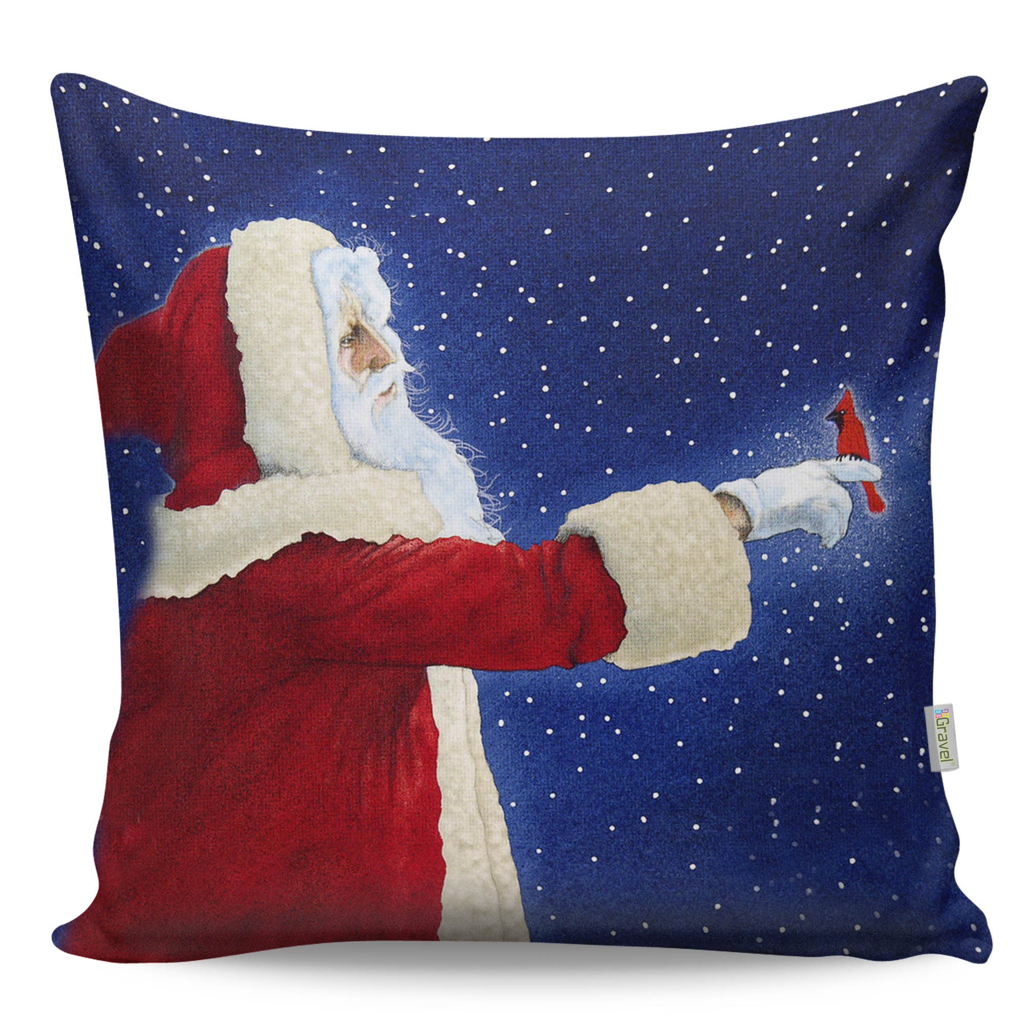 Almofada – 43 x 43 cm – Multicolorido – Algodão e Poliéster