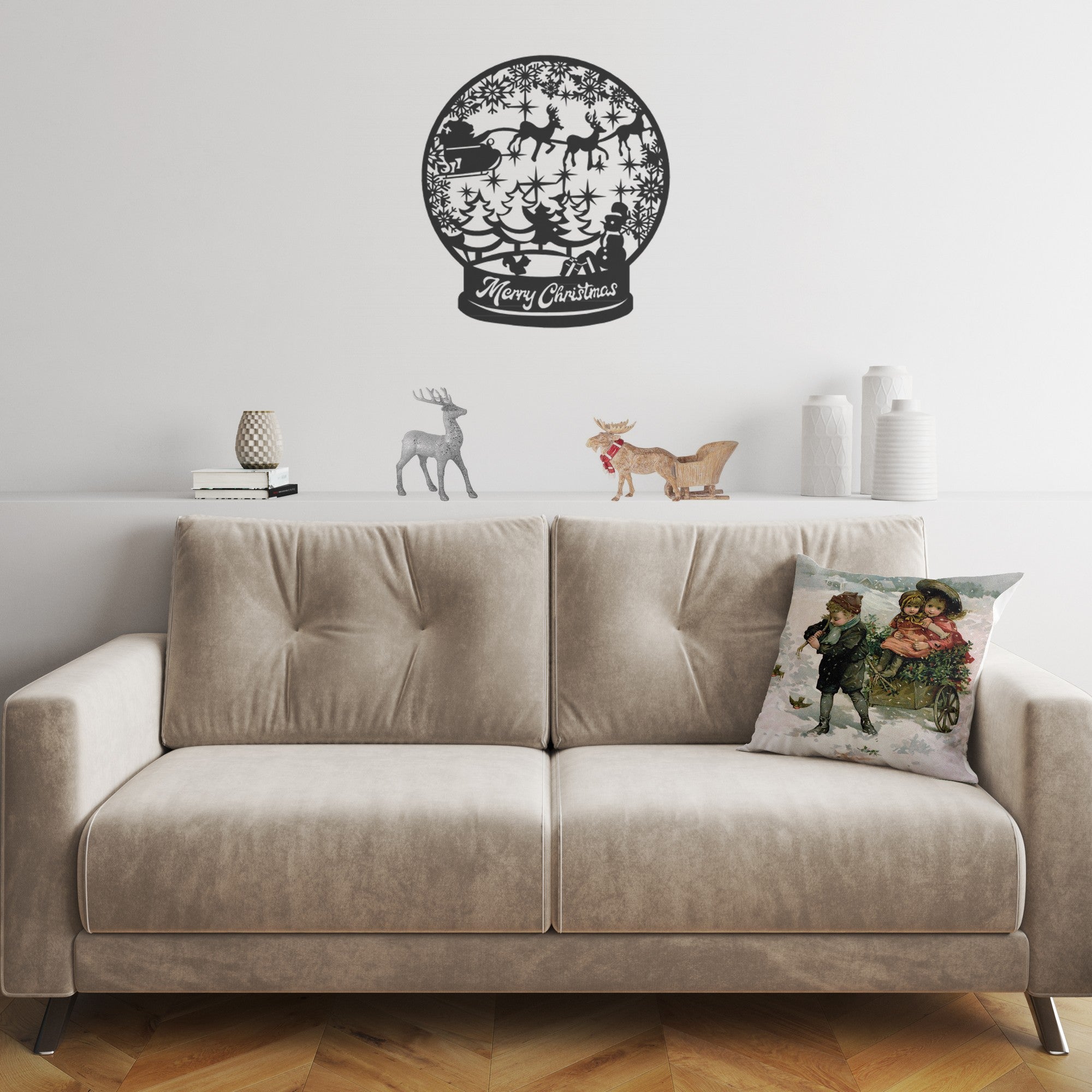 Almofada – 43 x 43 cm – Multicolorido – Algodão e Poliéster