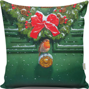 Almofada – 43 x 43 cm – Multicolorido – Algodão e Poliéster