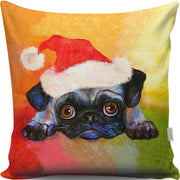 Almofada – 43 x 43 cm – Multicolorido – Algodão/Poliéster