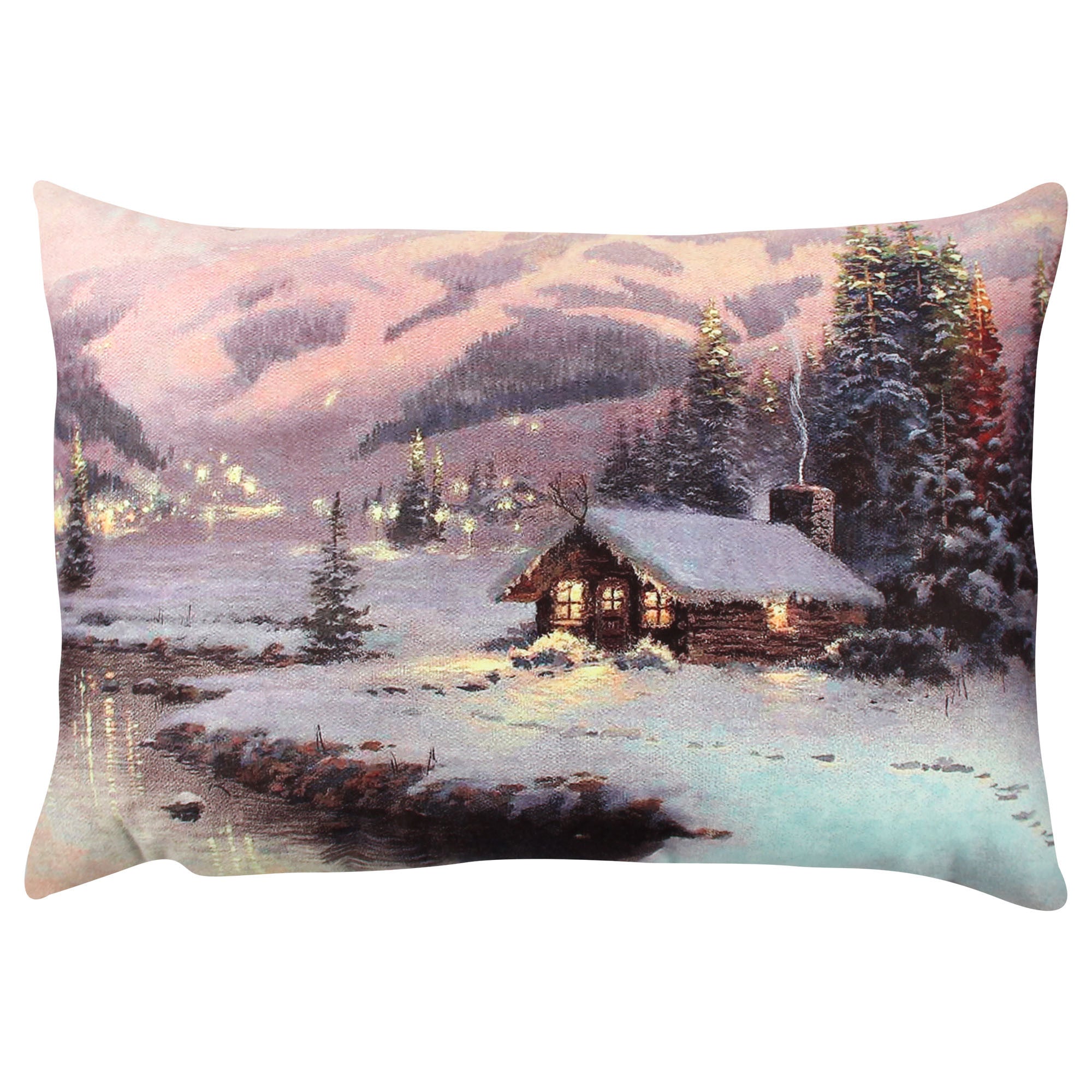 Almofada – 33 x 48 cm – Multicolorido – Algodão e Poliéster