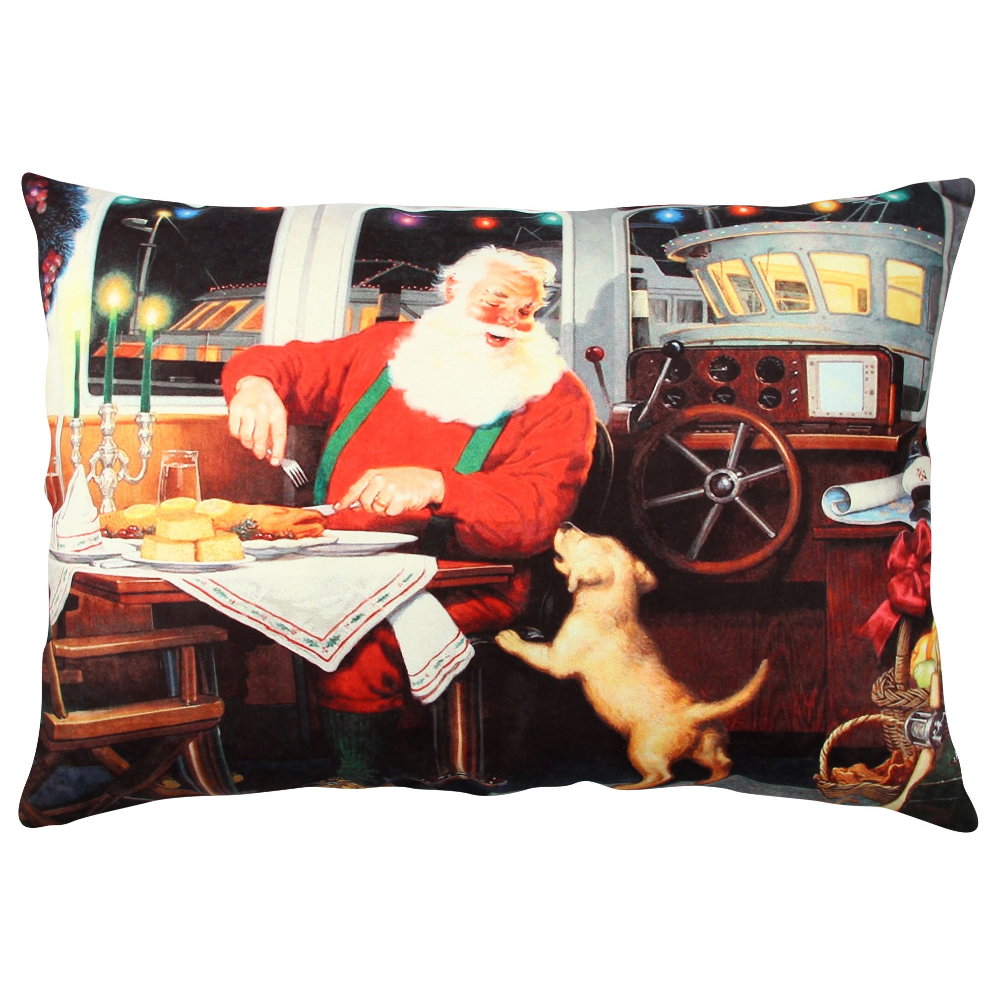 Almofada – 33 x 48 cm – Multicolorido – Algodão e Poliéster