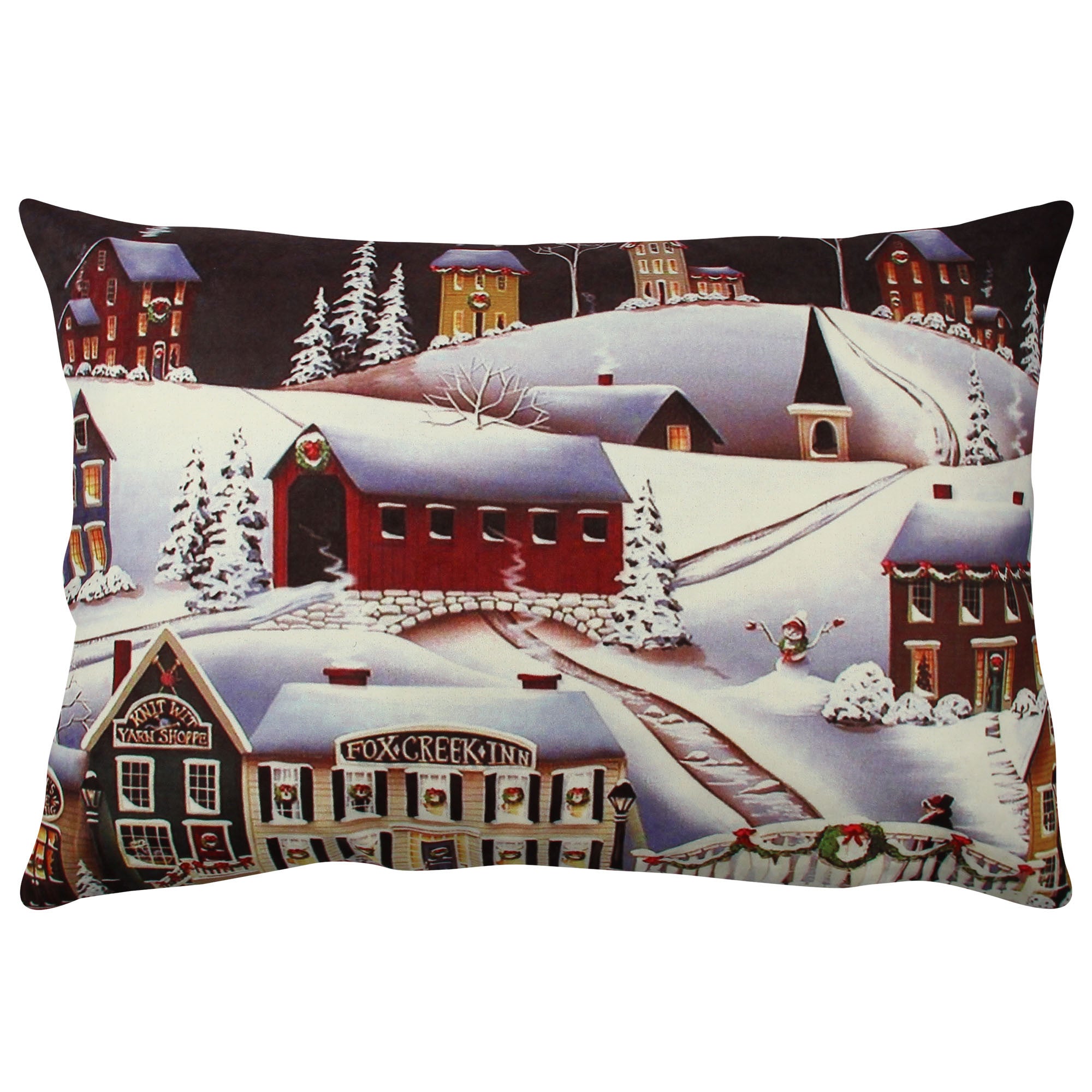 Almofada – 33 x 48 cm – Multicolorido – Algodão e Poliéster