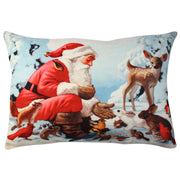 Almofada – 33 x 48 cm – Multicolorido – Algodão e poliéster