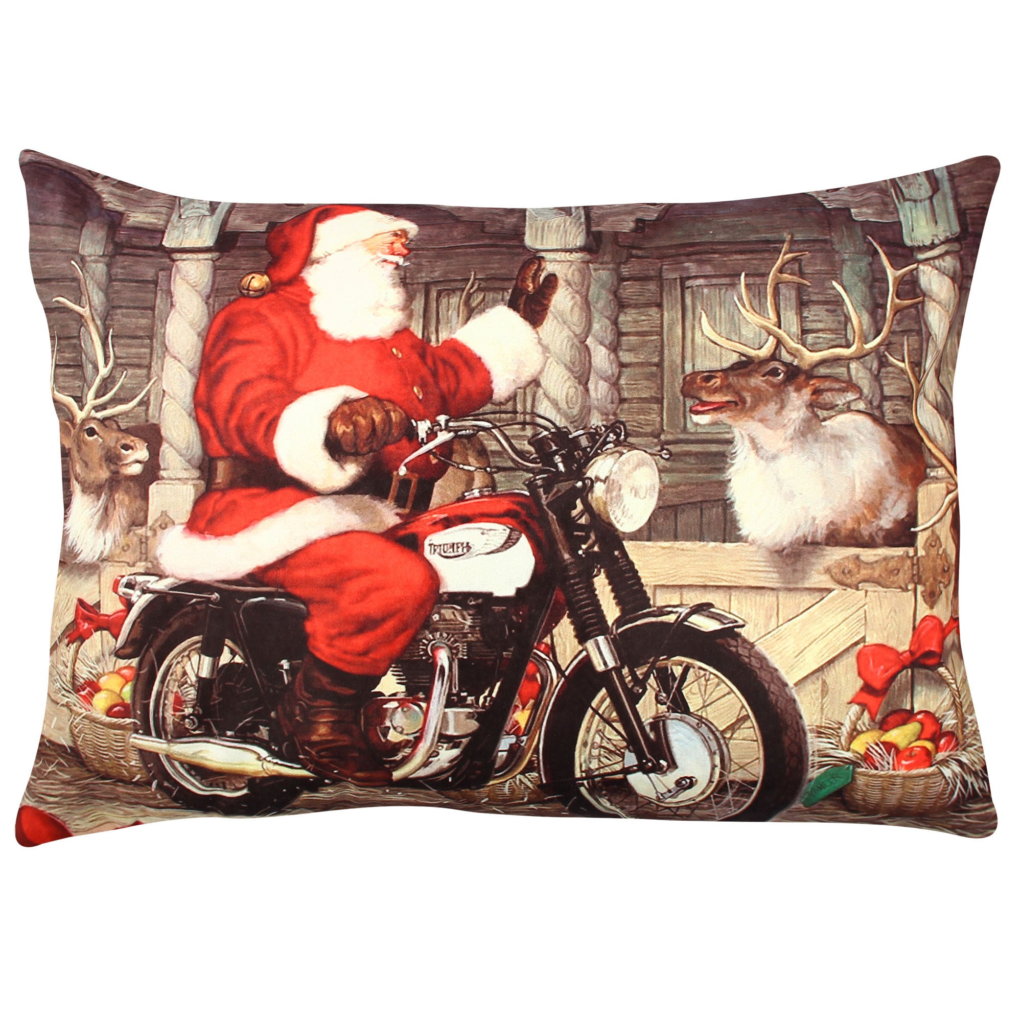 Almofada – 33 x 48 cm – Multicolorido – Algodão e Poliéster