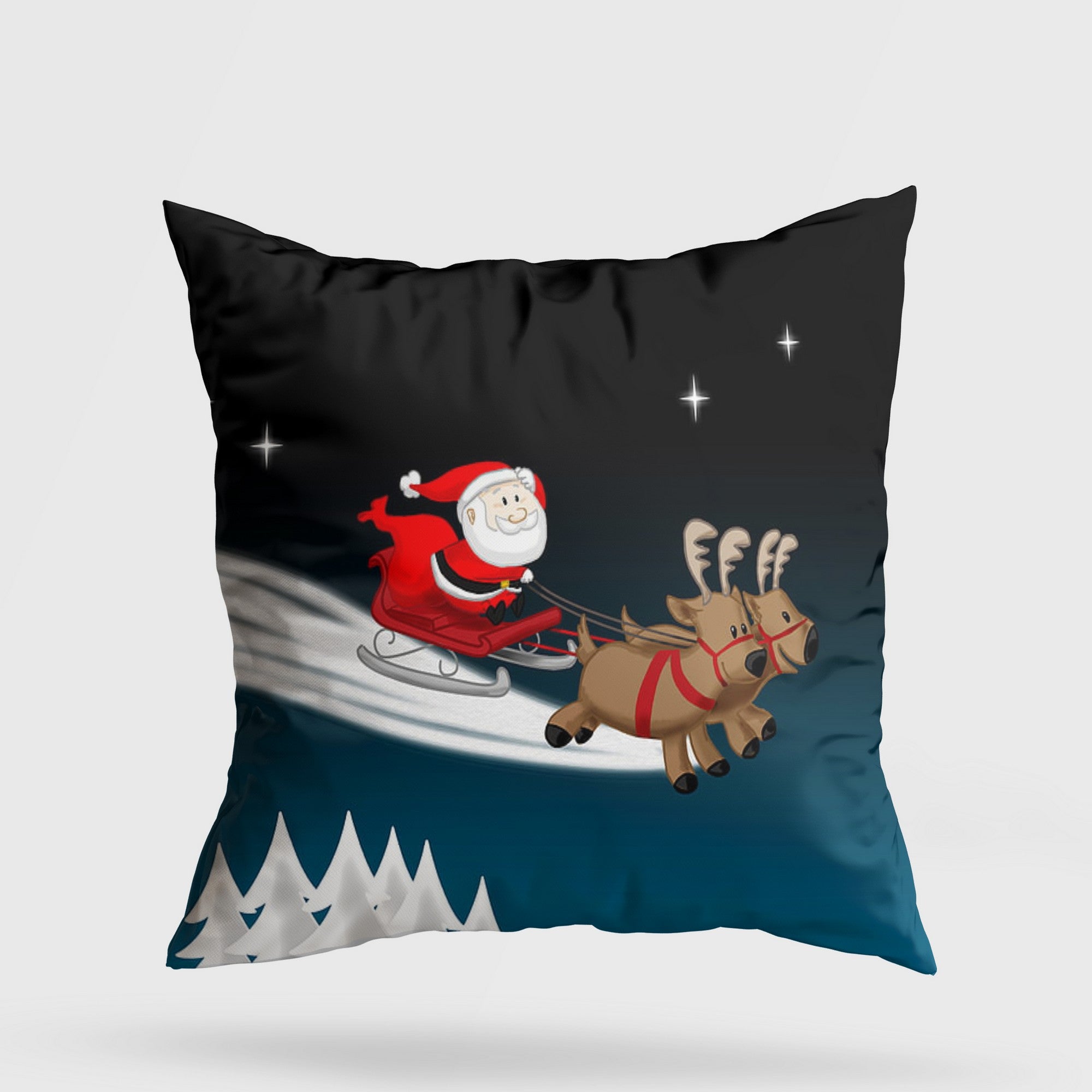 Almofada – 43 x 43 cm – Multicolorido – Algodão e Poliéster