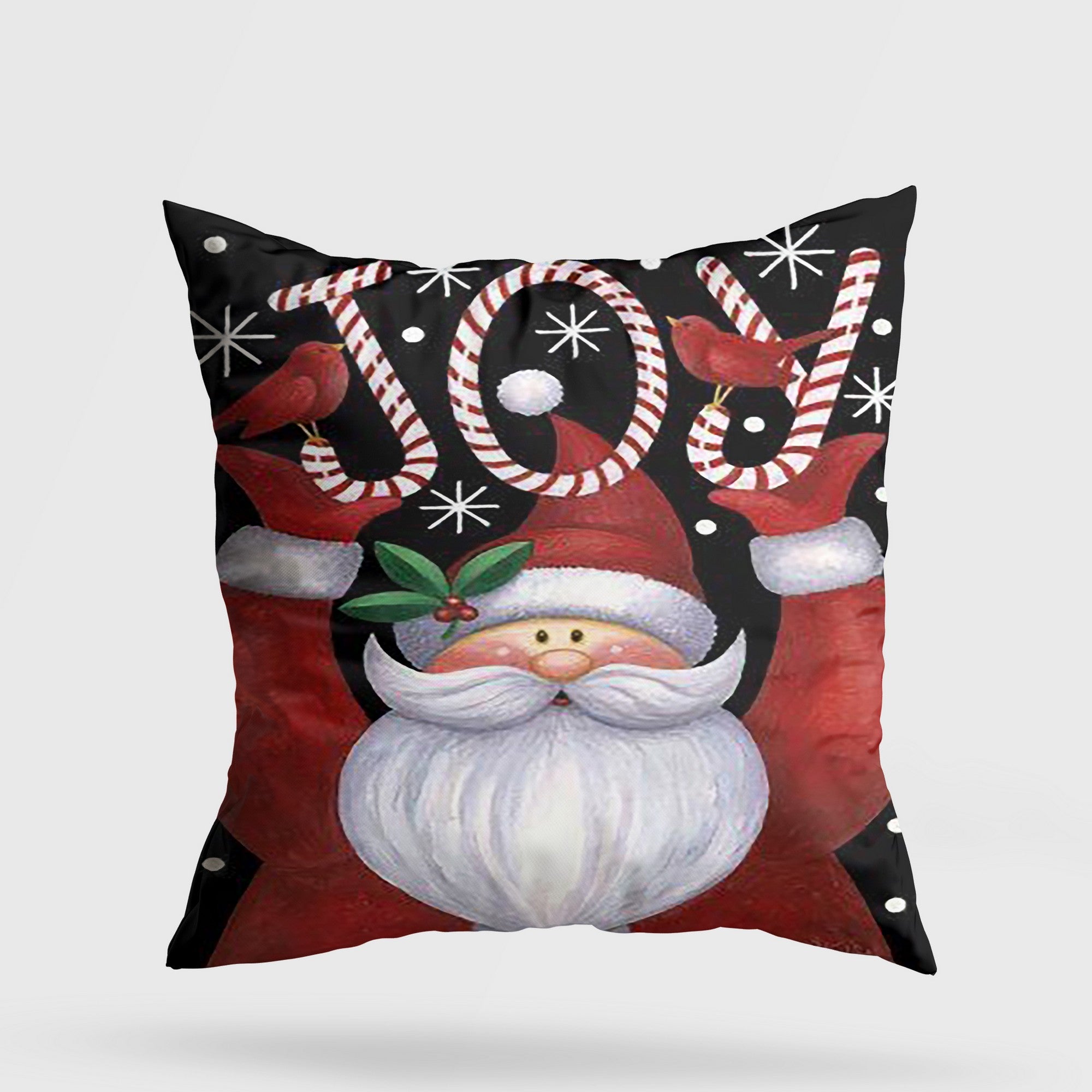 Almofada – 43 x 43 cm – Multicolorido – Algodão e Poliéster