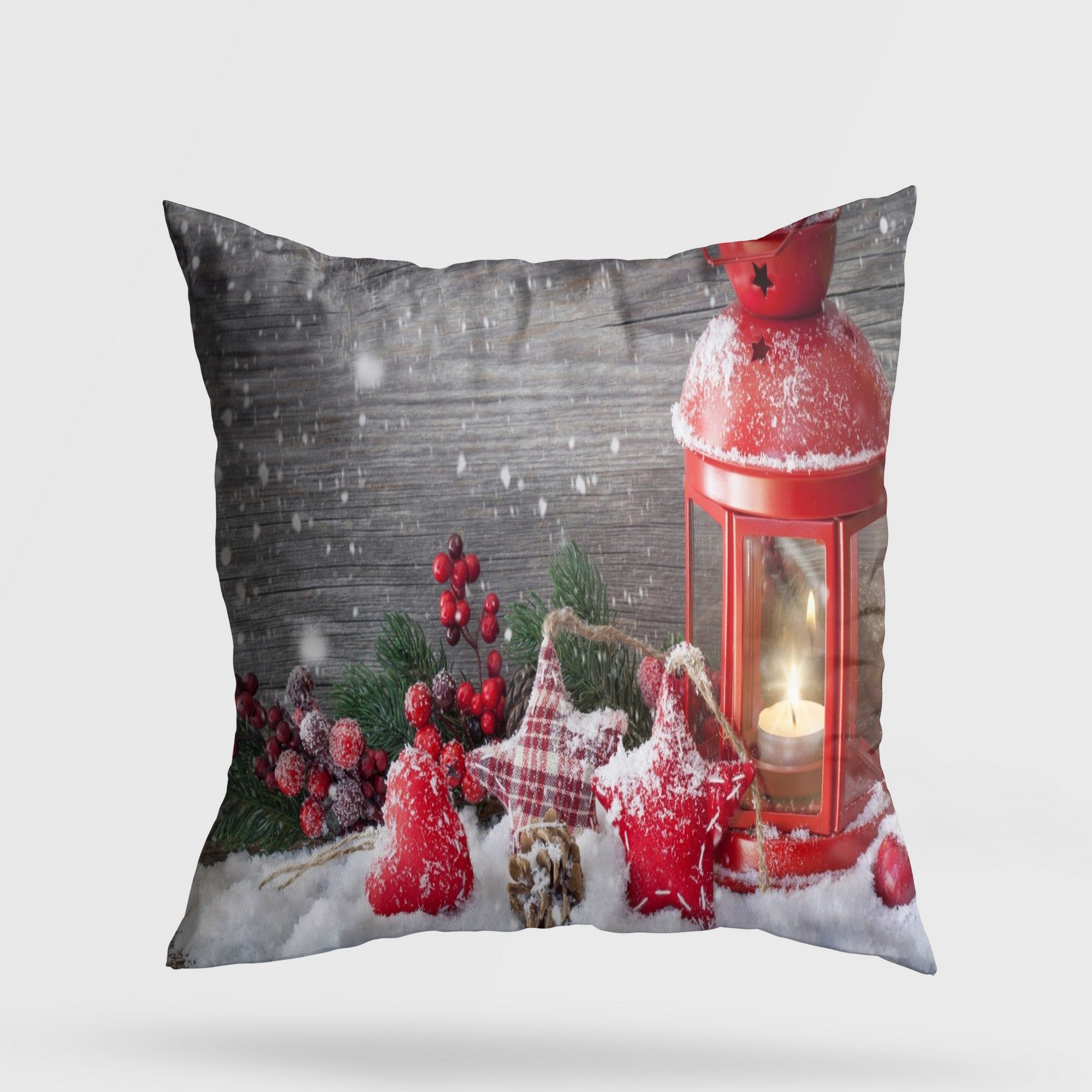 Almofada – 43 x 43 cm – Multicolorido – Algodão e Poliéster