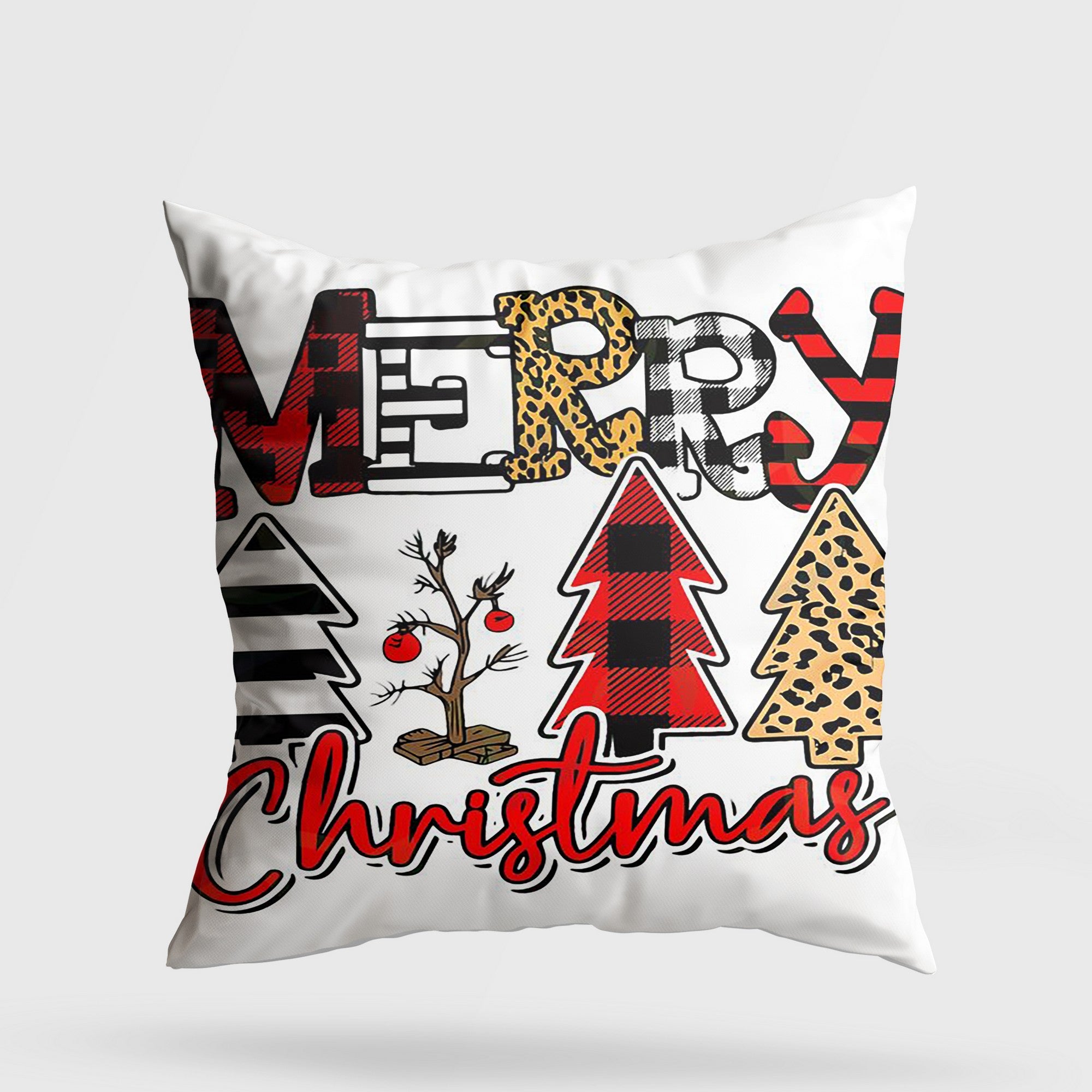 Almofada – 43 x 43 cm – Multicolorido – Algodão e Poliéster