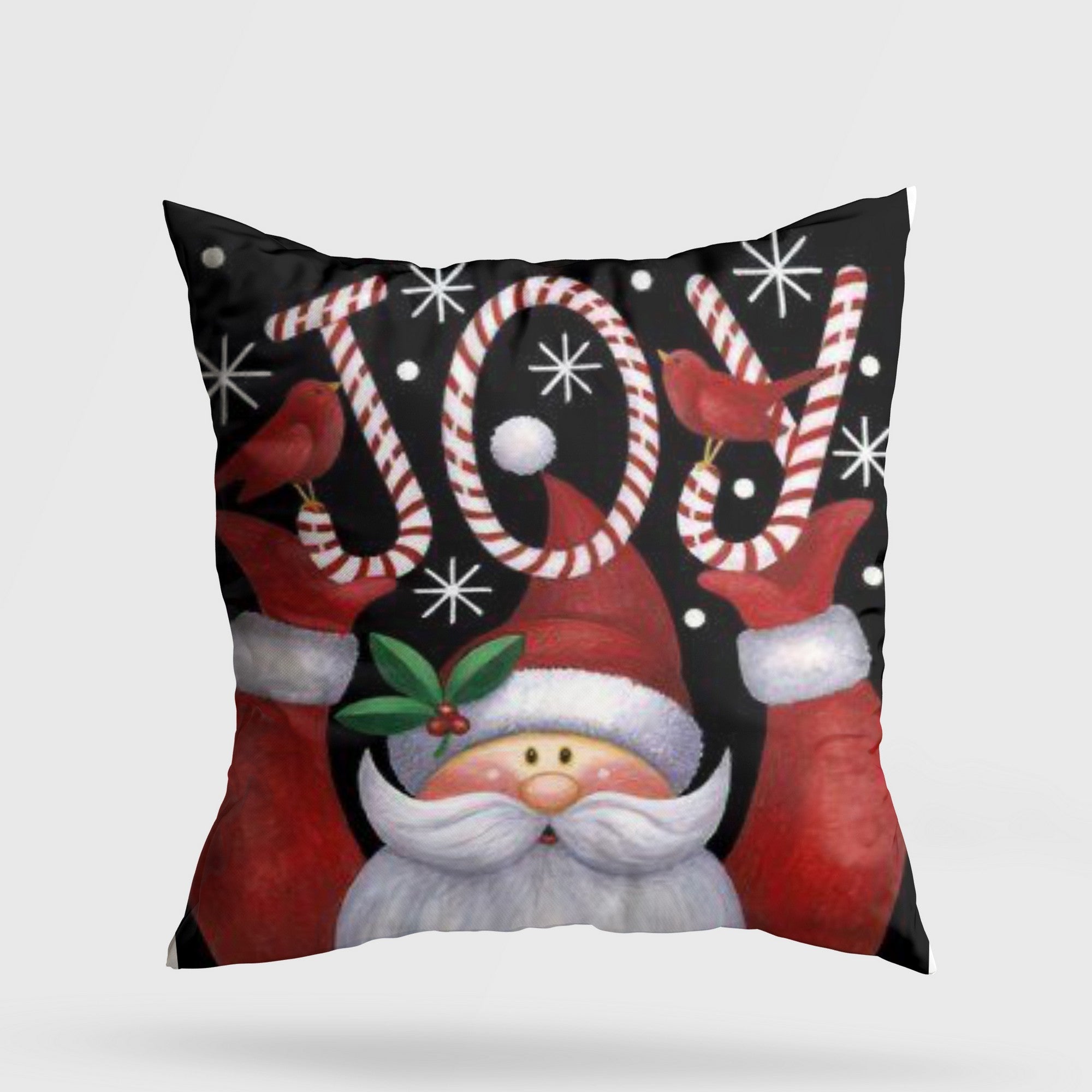 Almofada – 43 x 43 cm – Multicolorido – Algodão e Poliéster