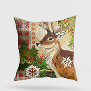 Almofada – 43 x 43 cm – Multicolorido – Algodão e poliéster