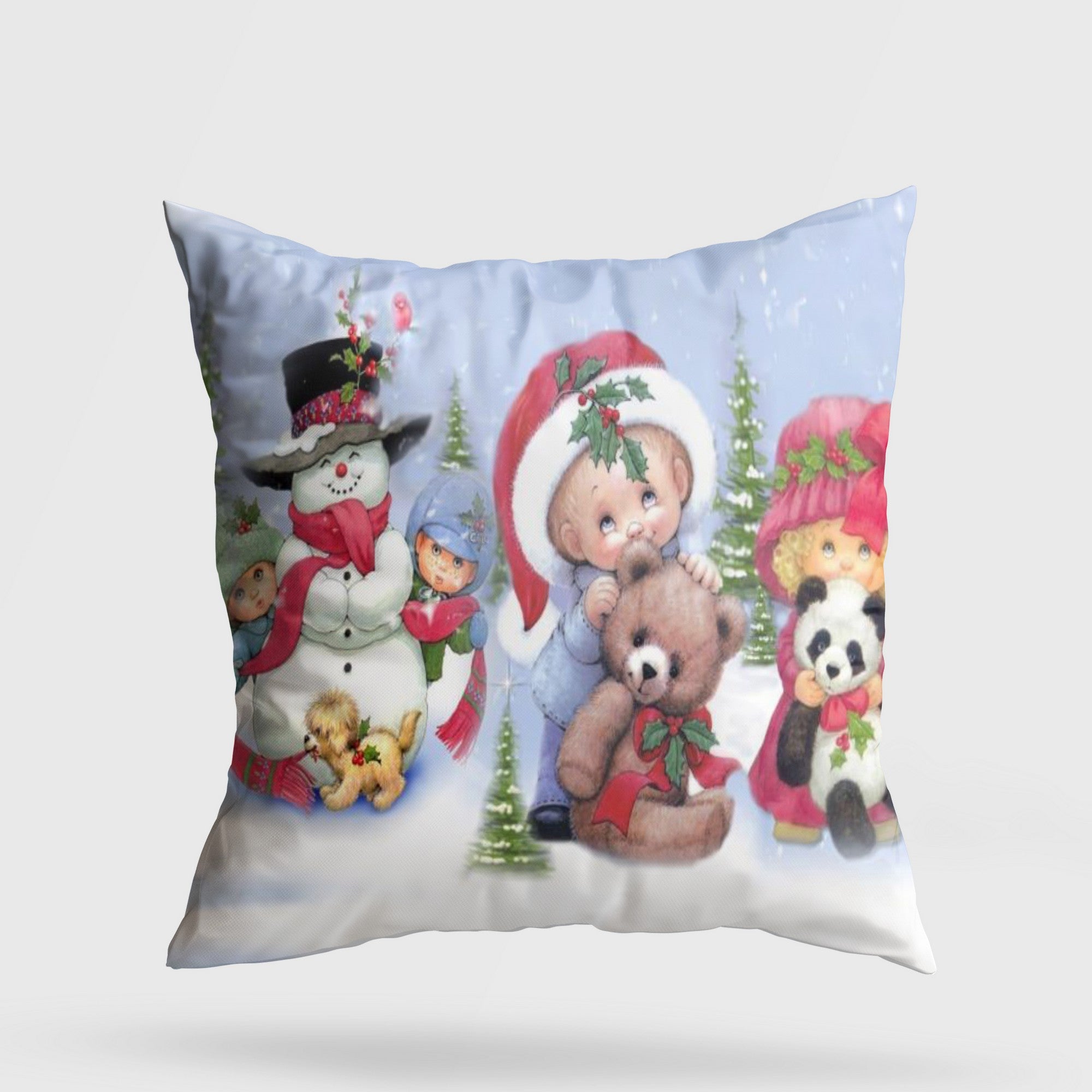 Almofada – 43 x 43 cm – Multicolorido – Algodão e Poliéster