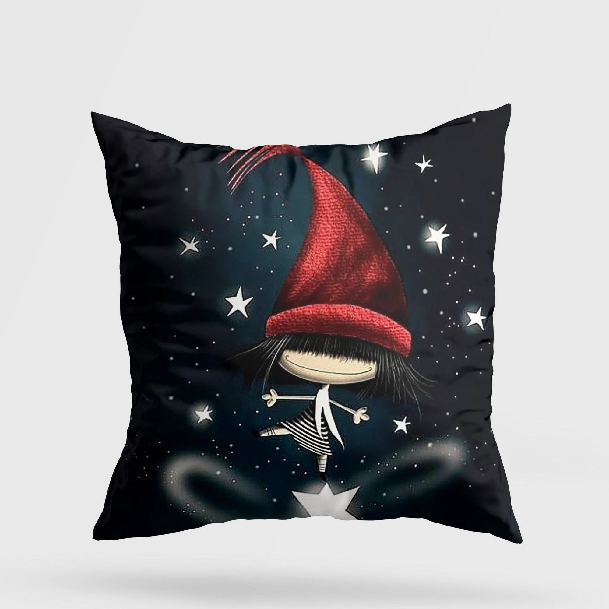 Almofada – 43 x 43 cm – Multicolorido – Algodão e Poliéster