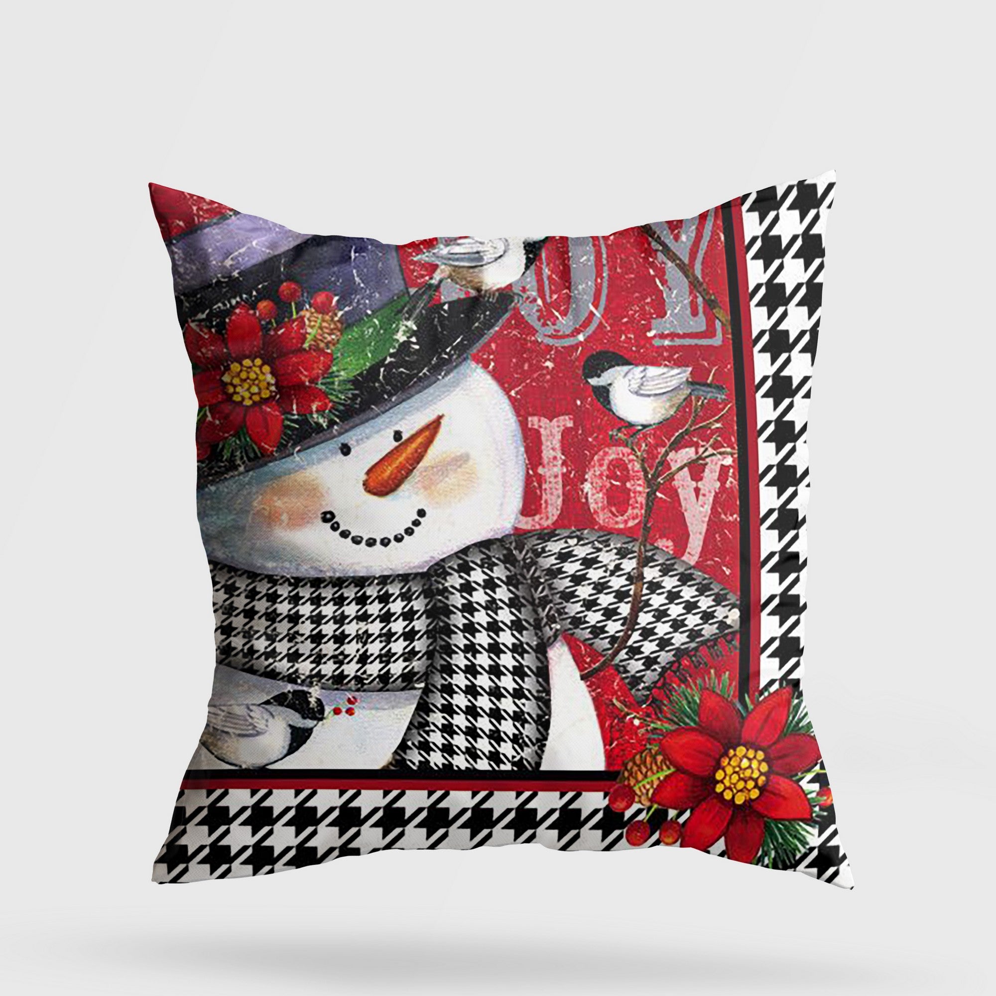 Almofada – 43 x 43 cm – Multicolorido – Algodão e Poliéster