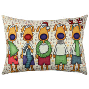 Almofada – 33 x 48 cm – Multicolorido – Algodão e Poliéster