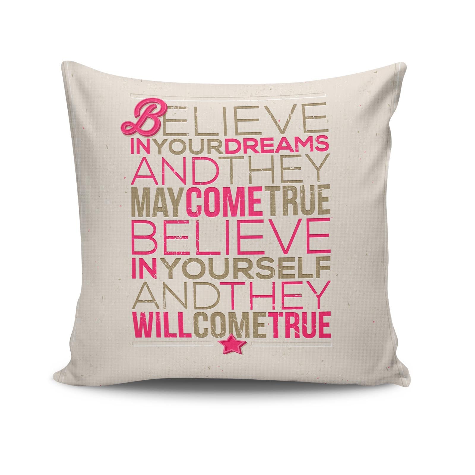 Almofada – 43 x 43 cm – Multicolorido – Algodão e Poliéster