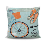 Almofada – 43 x 43 cm – Multicolorido – Algodão e Poliéster