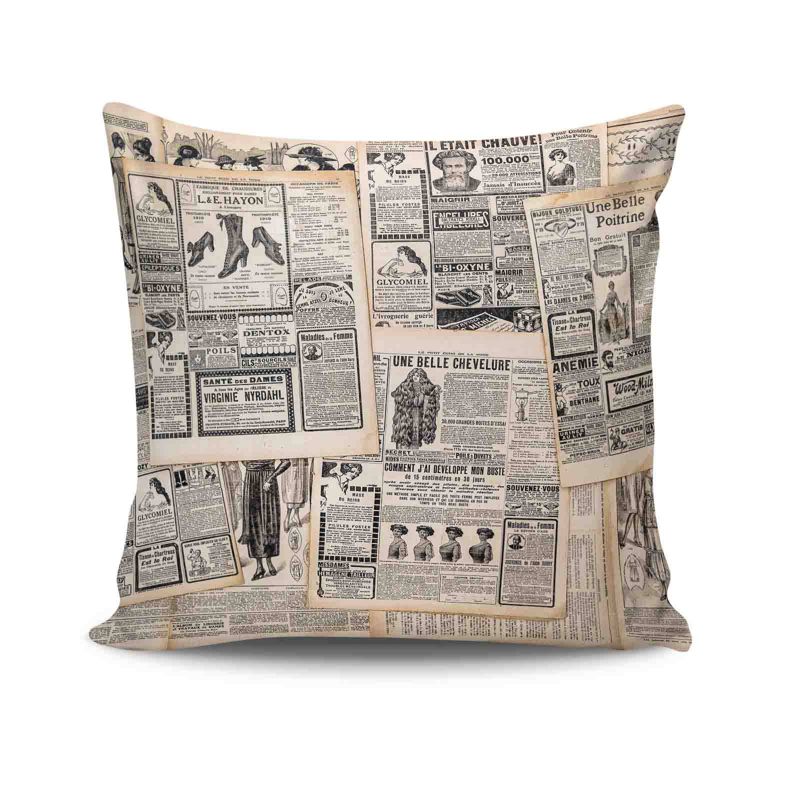 Almofada – 43 x 43 cm – Multicolorido – Algodão/Poliéster