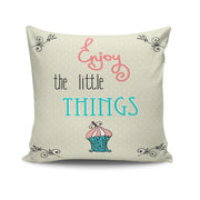 Almofada – 43 x 43 cm – Multicolorido – 50% Algodão, 50% Poliéster