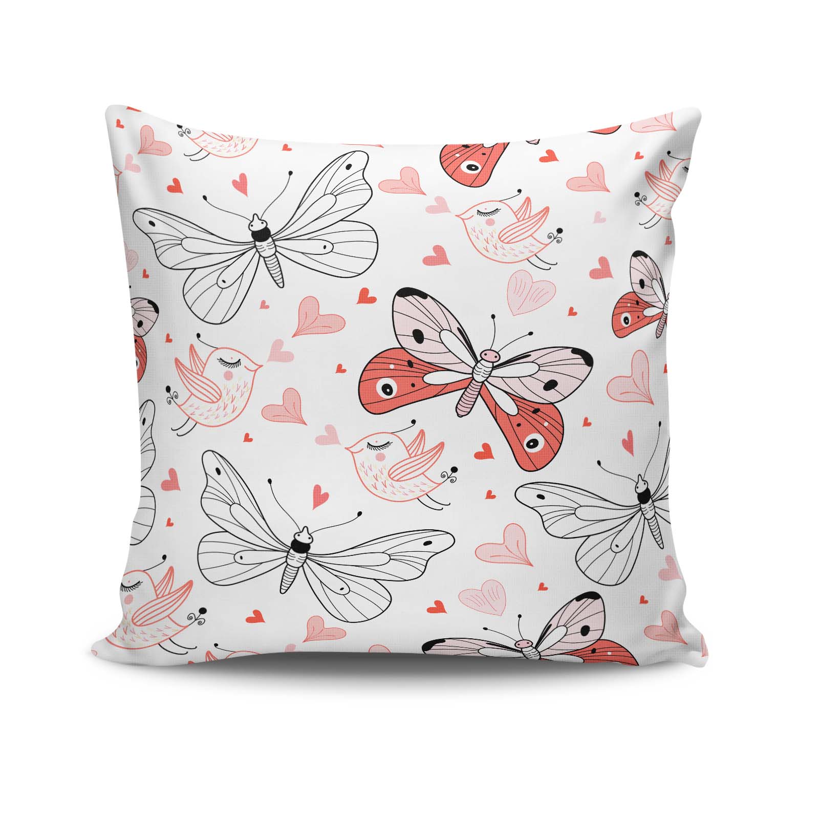 Almofada – 43 x 43 cm – Multicolorido – Algodão e Poliéster