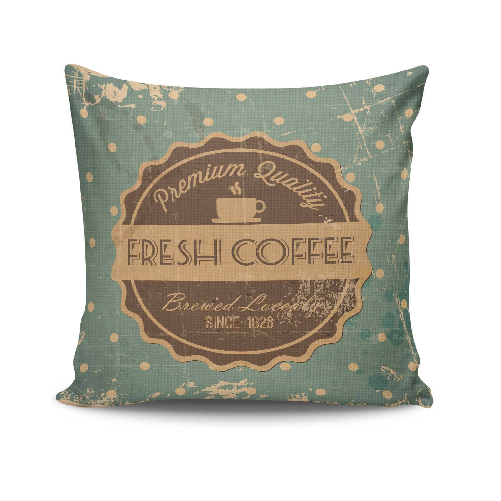 Almofada – 43 x 43 cm – Multicolorido – Algodão/Poliéster