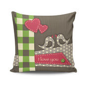 Almofada – 43 x 43 cm – Multicolorido – Algodão/Poliéster