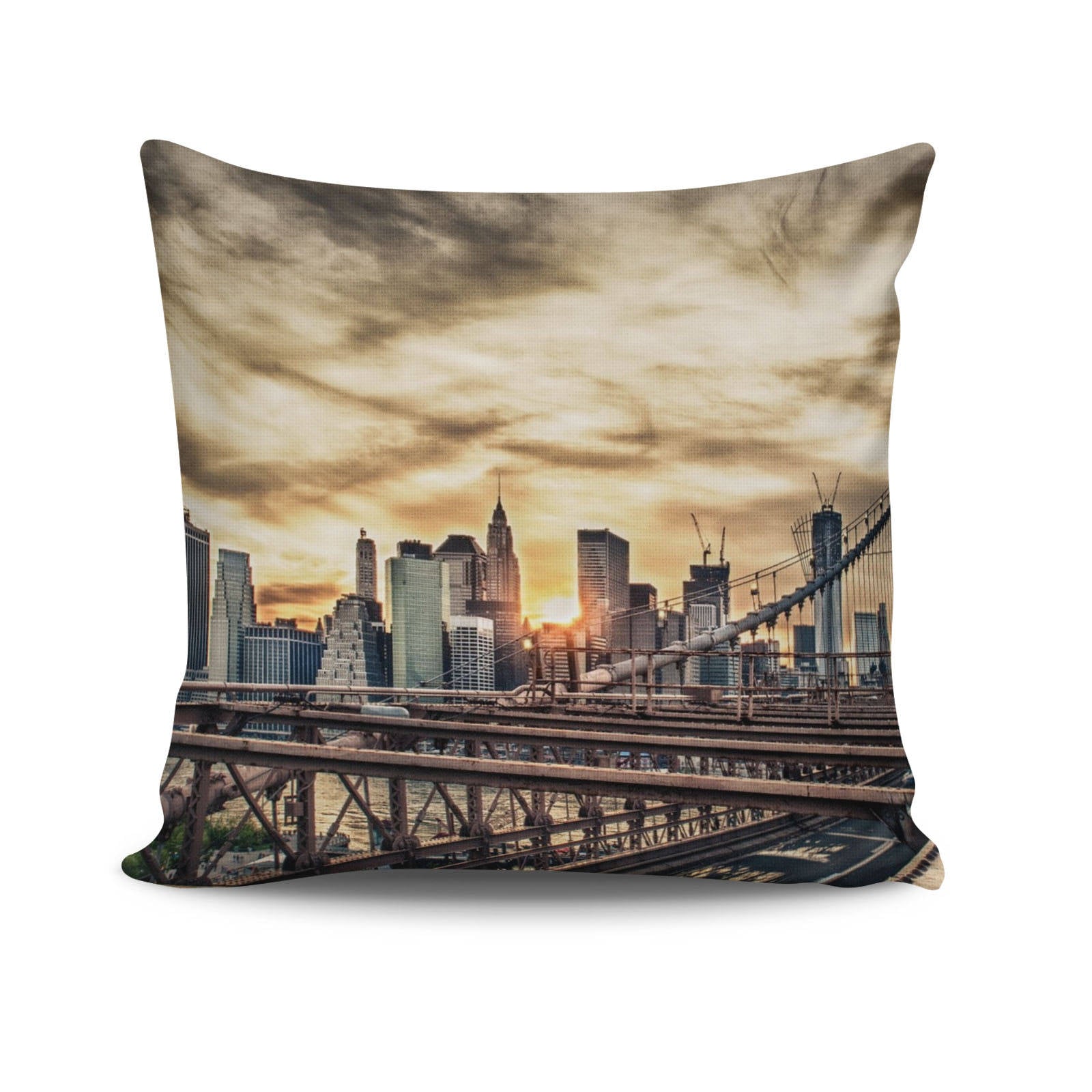 Almofada – 43 x 43 cm – Multicolorido – Algodão/Poliéster