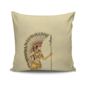 Almofada – 43 x 43 cm – Multicolorido – Algodão / Poliéster