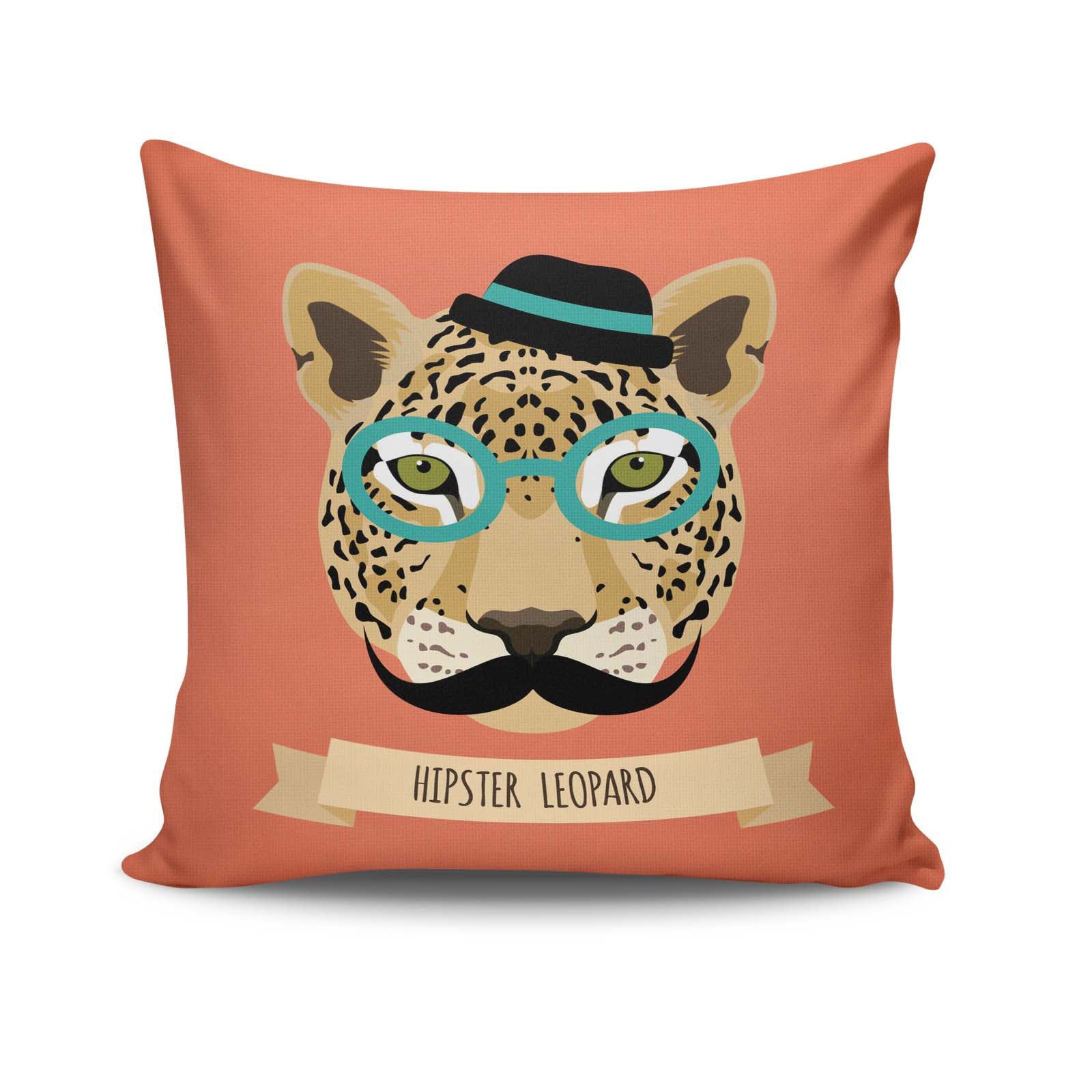 Capa de Almofada – 43 x 43 cm – Multicolorido – 50% Algodão / 50% Poliéster