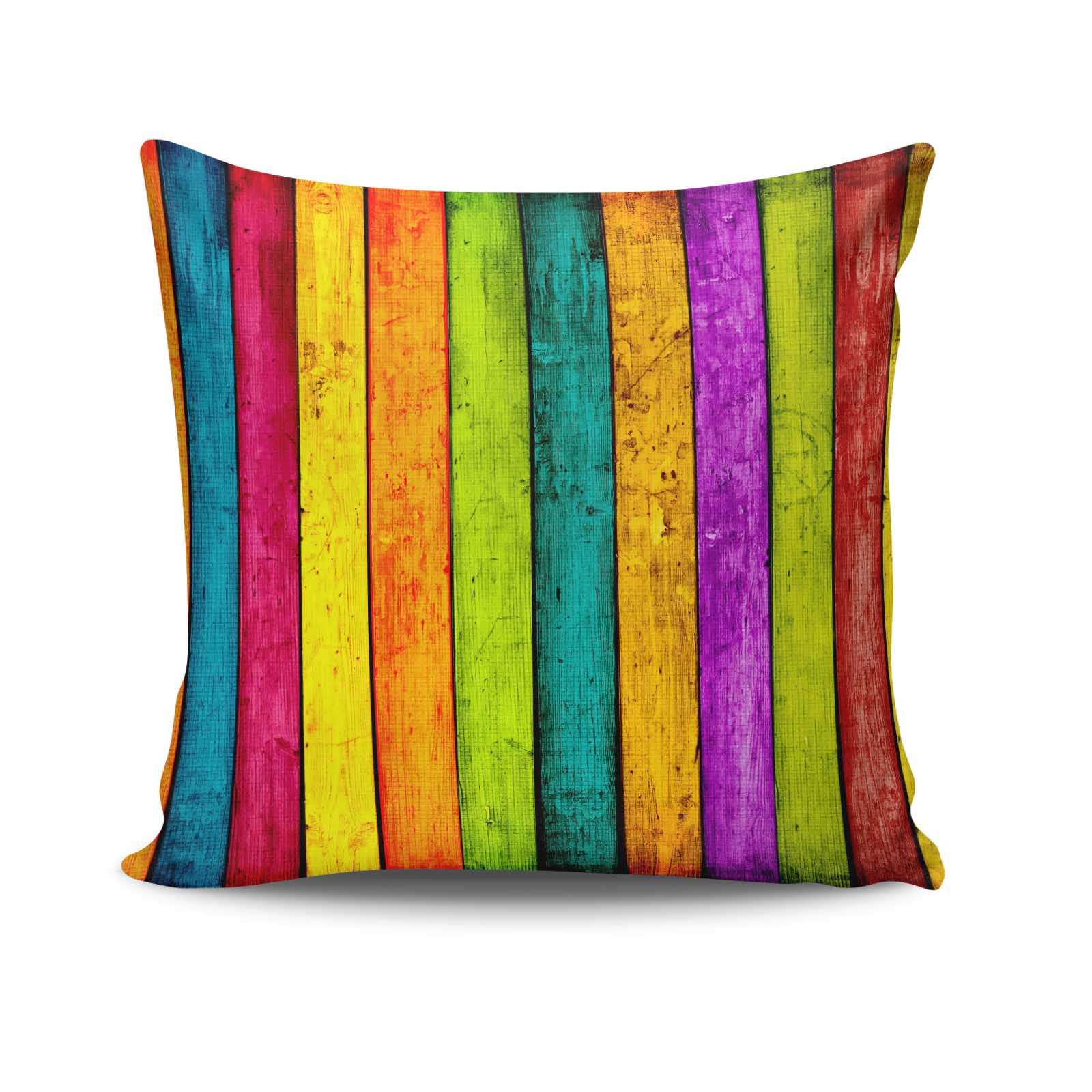 Capa de almofada – 43 x 43 cm – Multicolorido – Algodão e poliéster