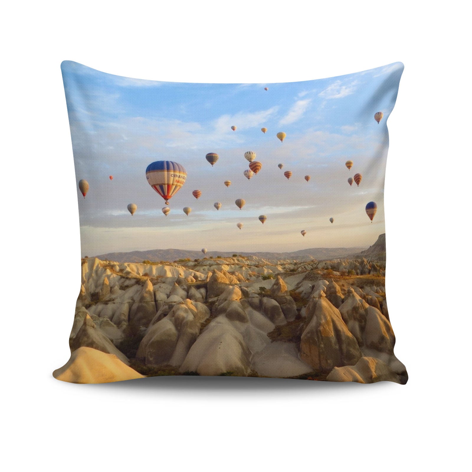 Capa de Almofada – 43 x 43 cm – Multicolorido – Algodão/Poliéster