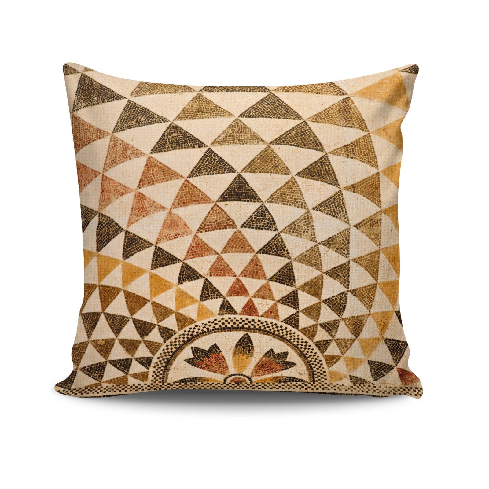 Capa de almofada – 43 x 43 cm – Multicolorido – Algodão e poliéster