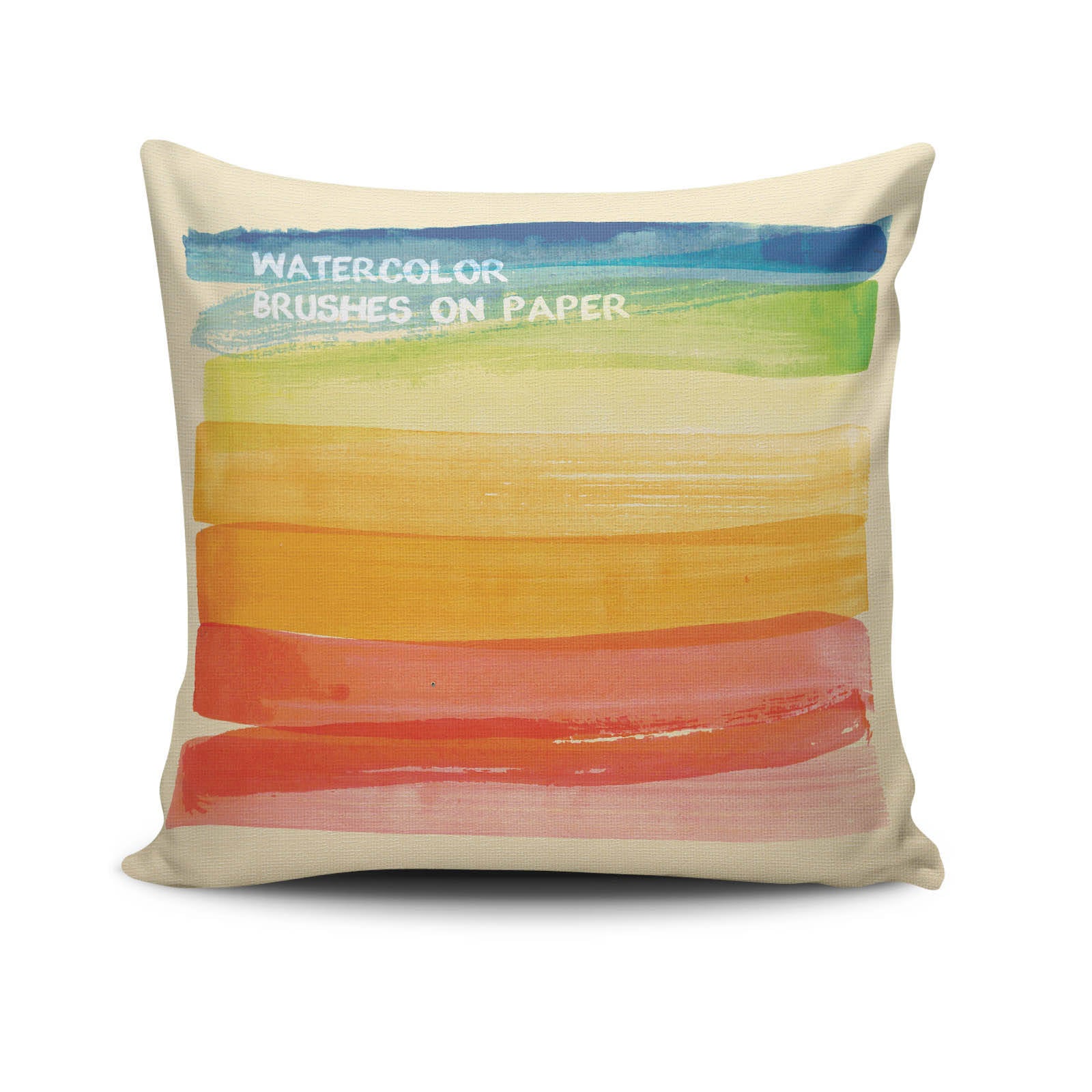 Capa de almofada – 43 x 43 cm – Multicolorido – Algodão e poliéster