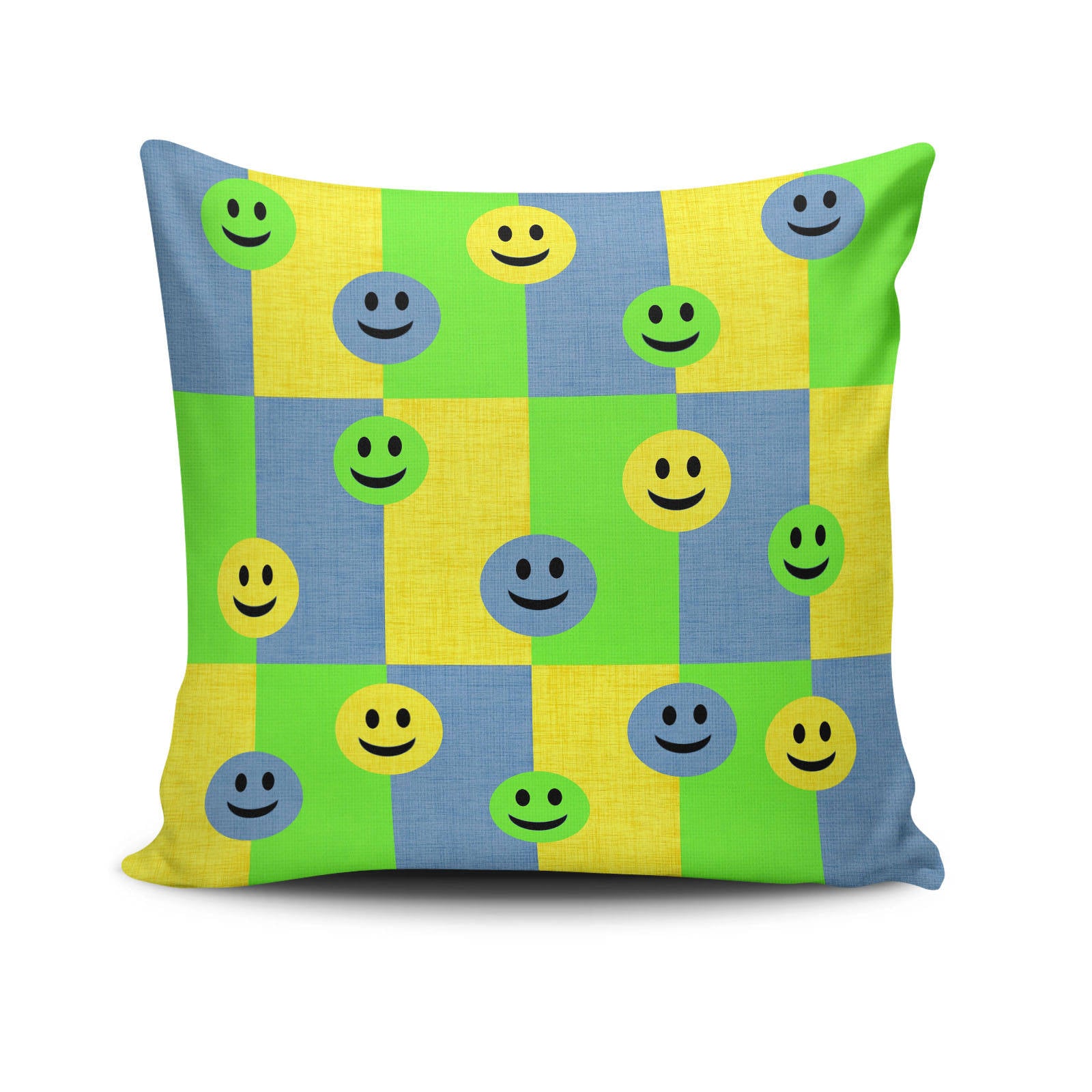 Capa de almofada – 43 x 43 cm – Multicolorido – 50% Algodão / 50% Poliester