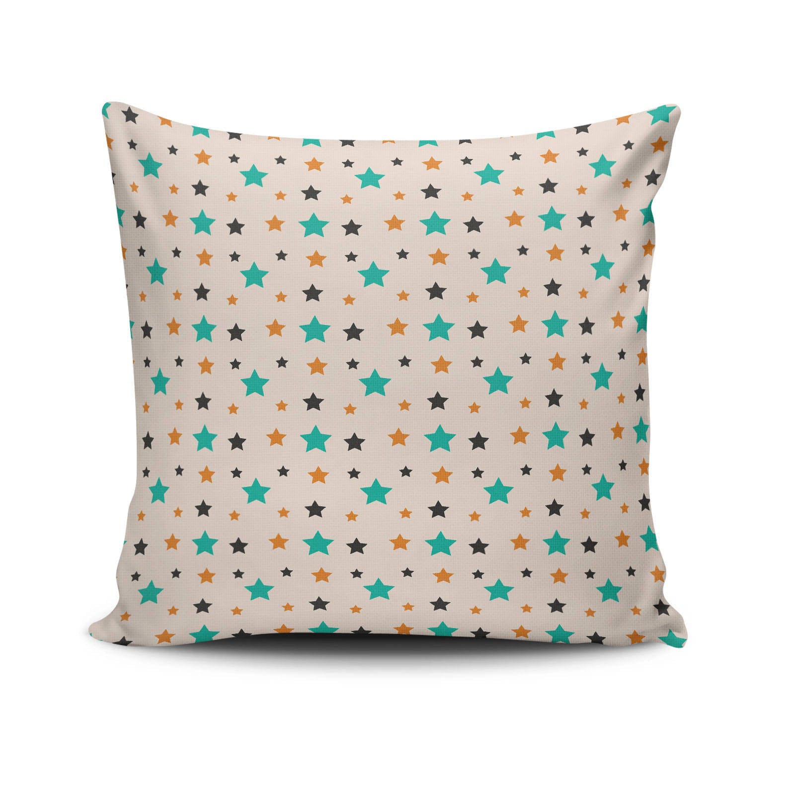 Capa de almofada – 43 x 43 cm – Multicolorido – 50% Algodão / 50% Poliéster