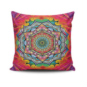 Capa de almofada – 43 x 43 cm – Multicolorido – Algodão e Poliester