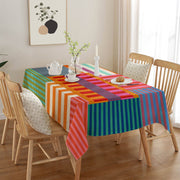 Toalha de mesa – 140 x 140 cm – Multicolorido – Algodão e poliéster
