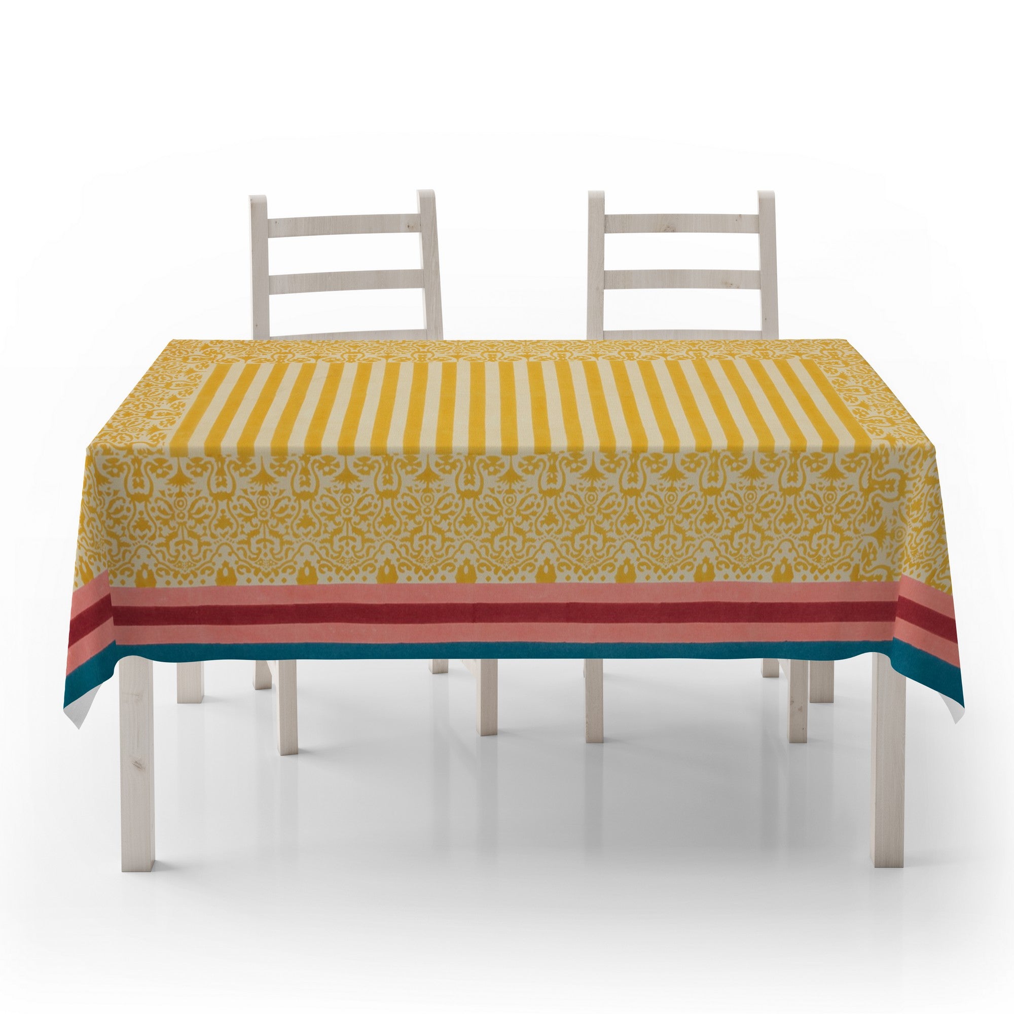 Toalha de Mesa – 140 x 140 cm – Multicolorido – Algodão e Poliéster