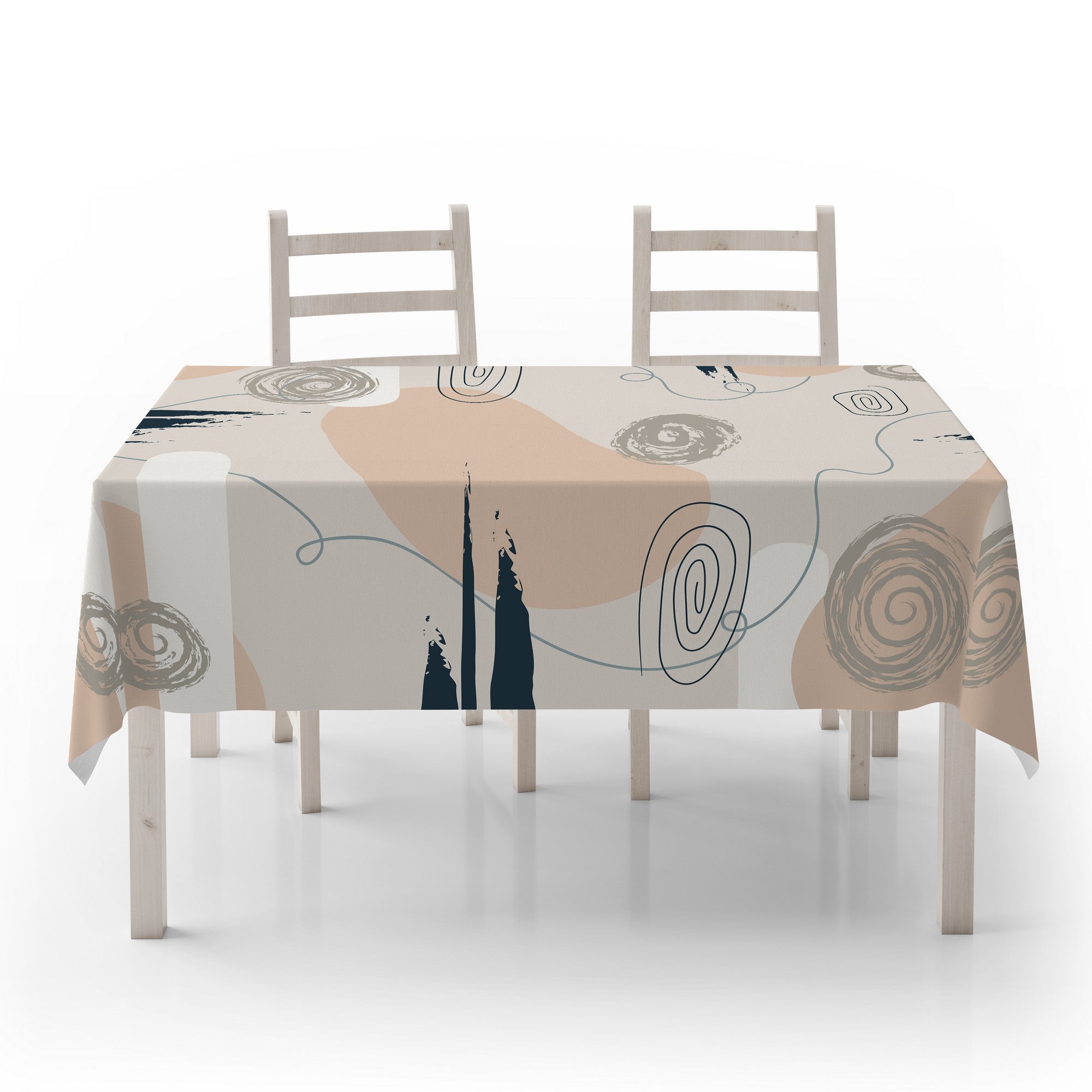 Toalha de mesa – 140 x 140 cm – Multicolorido – Algodão e poliéster
