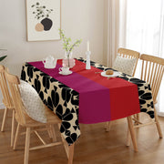 Toalha de mesa - 140 x 180 cm - Multicolorido - Algodão e poliéster