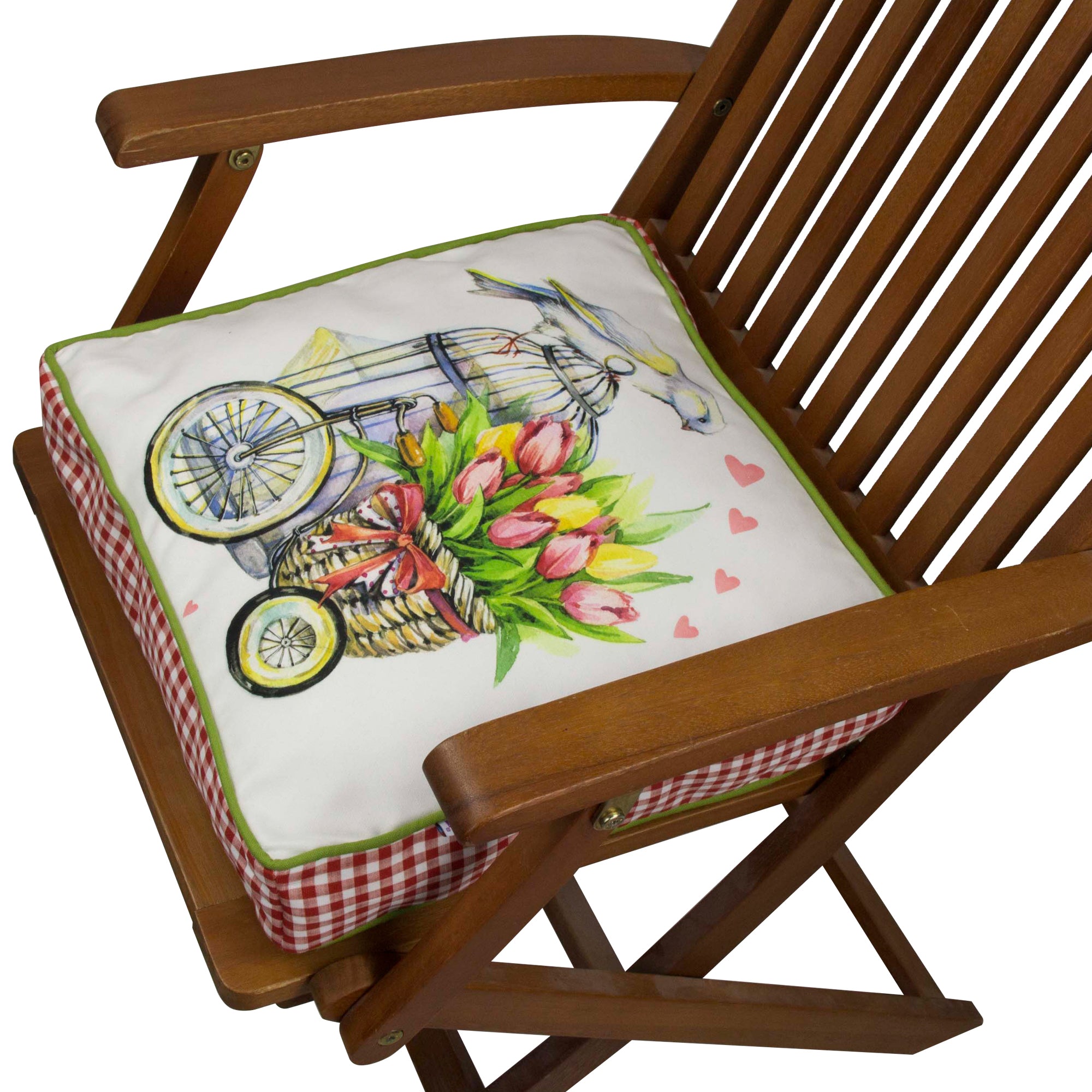 Almofada – 42 x 42 cm – Multicolorido – Algodão e Poliéster