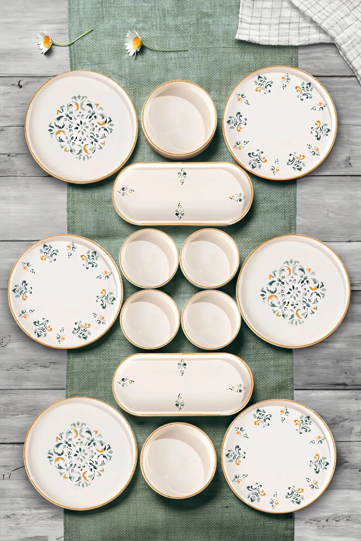 Conjunto de café da manhã (14 peças)-MCH009886-Multicolorido