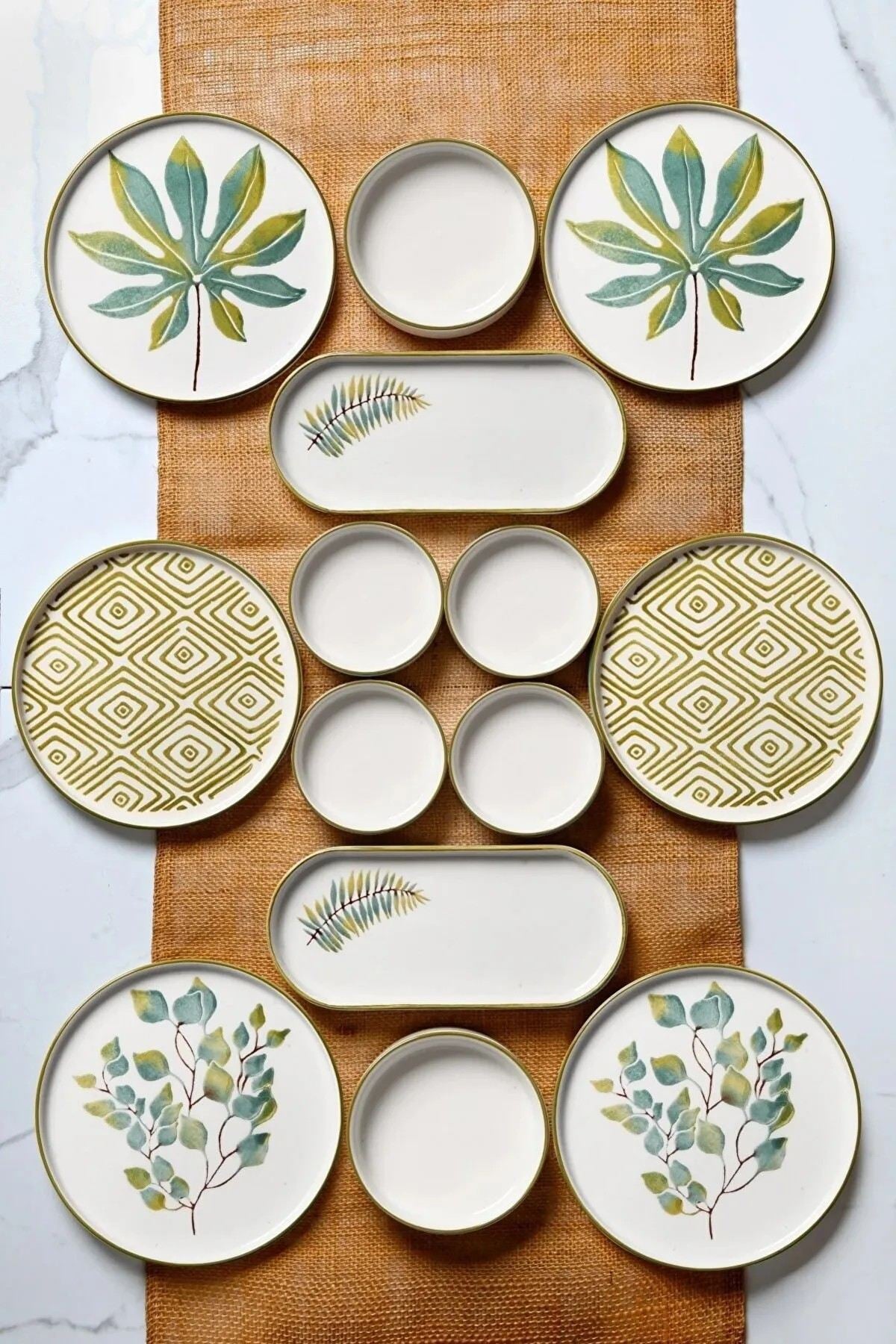 Conjunto de café da manhã (14 peças)-MCH009904-Multicolorido