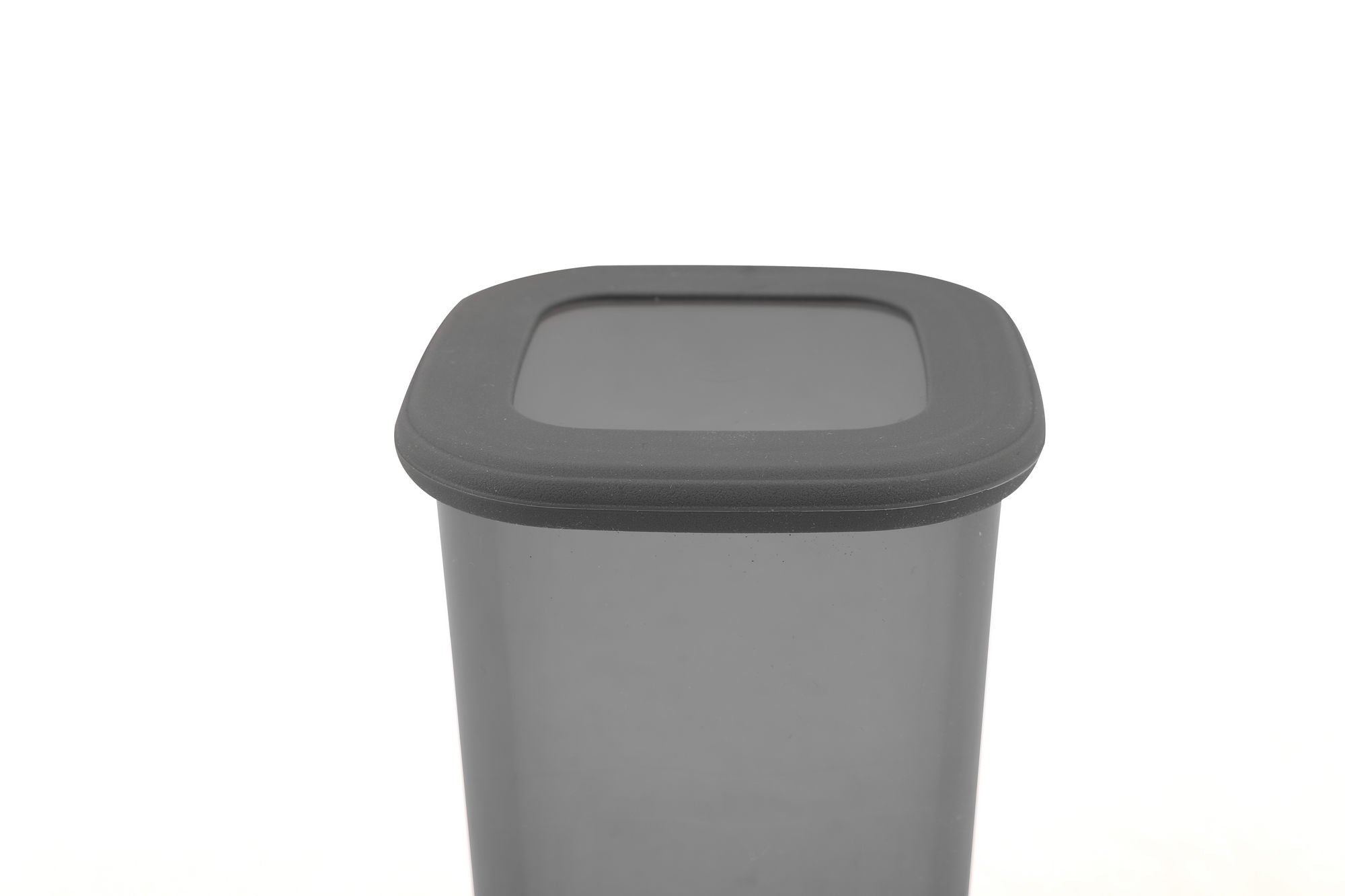 Conjunto de caixas de armazenamento - 6,5 x 6,5 x 13 cm - Cinza - Plástico