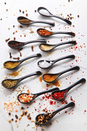 Conjunto de colheres – 10 x 2 x 1 cm – Preto – Plástico